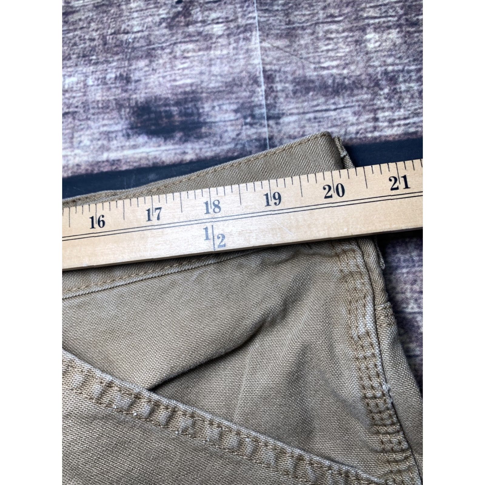 Vintage C.E. Schmidt Workwear Men Carpent er Canvas Light Brown Work Pants 42x25.5 Jeans Shirt? Size US 42 / EU 58 - 6 Thumbnail