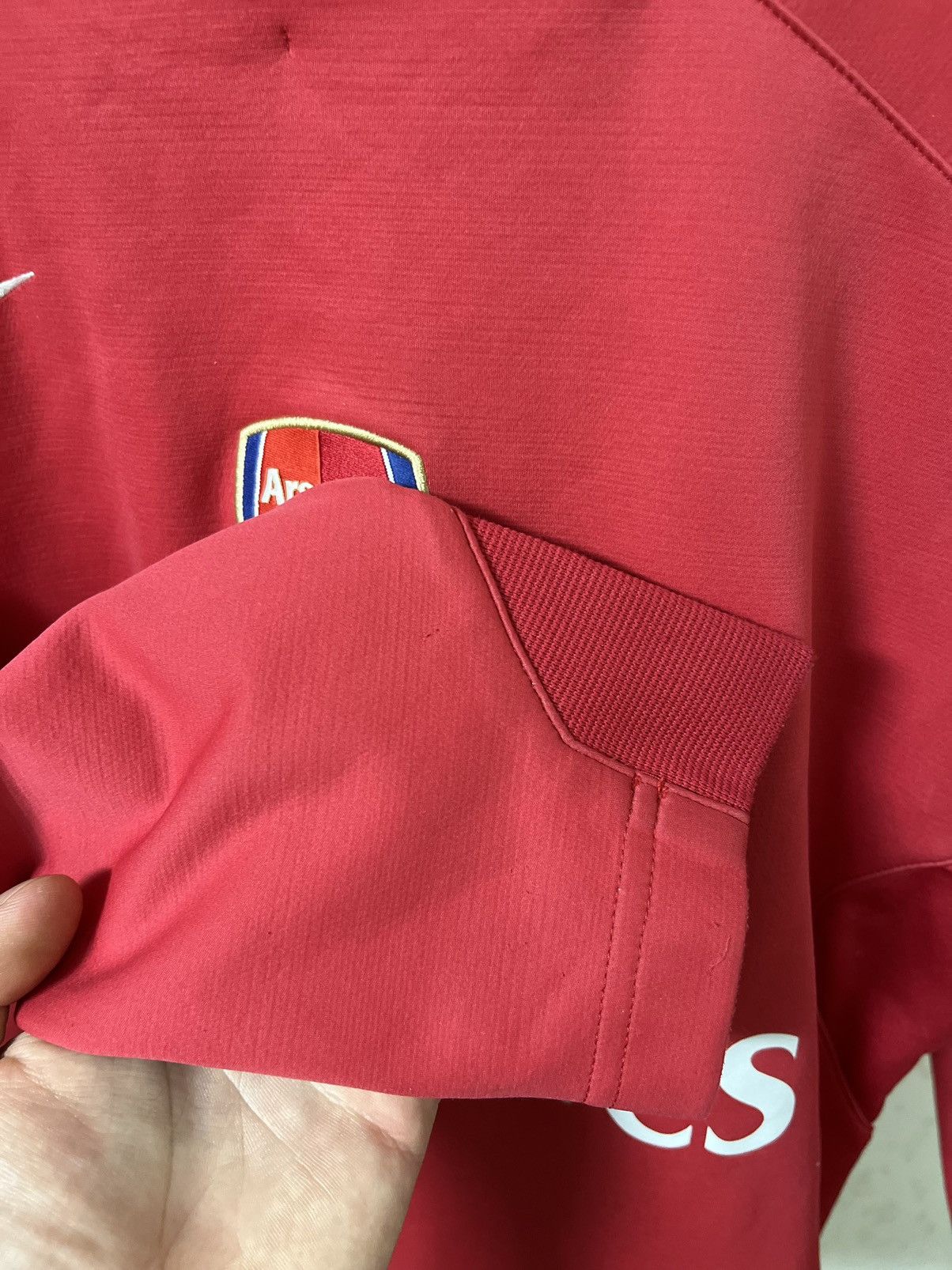 Vintage Nike Arsenal Vintage 2004/2006 Storm Fit Sweatshirt Size US XXS / EU 40 - 15 Thumbnail
