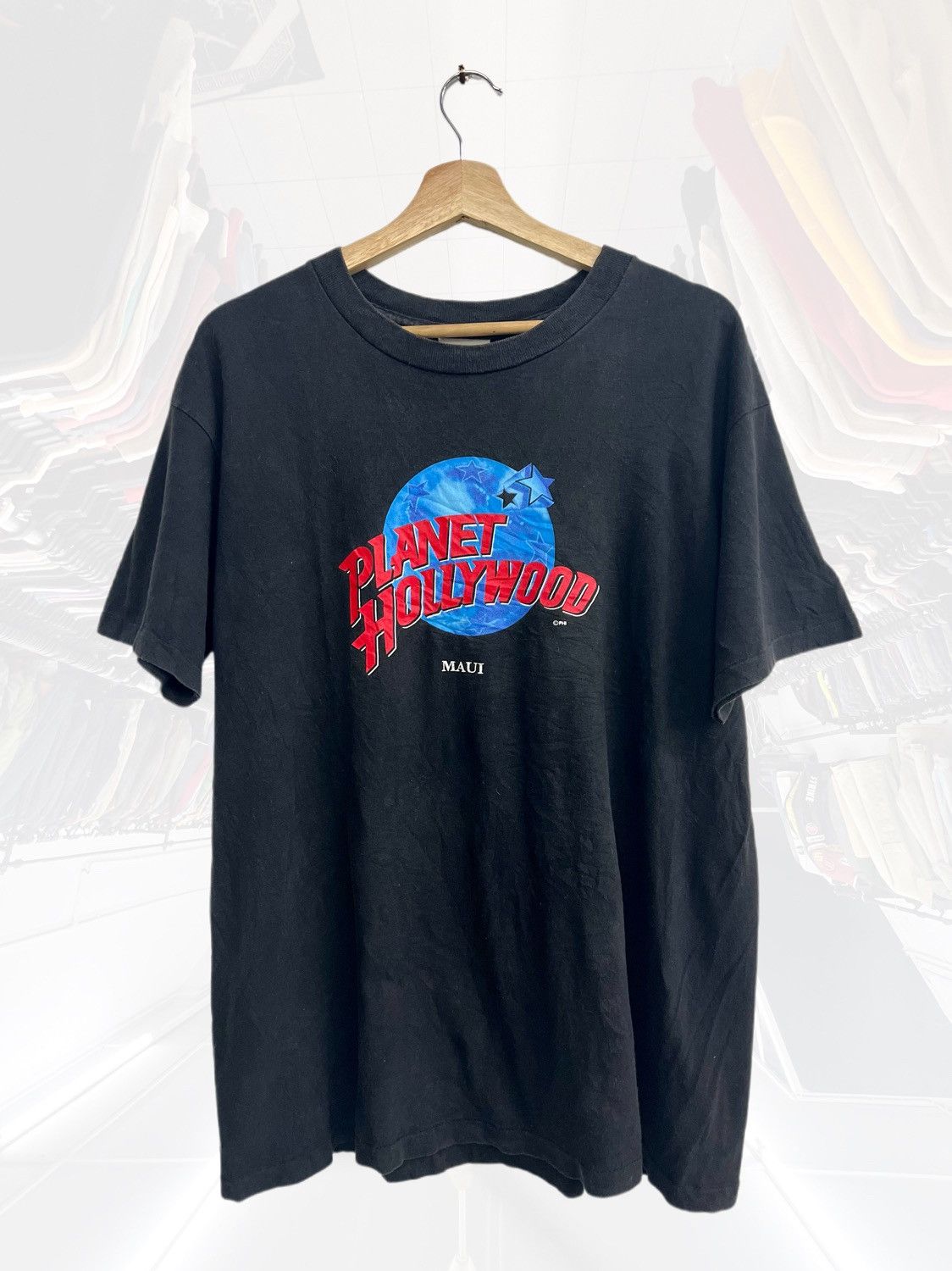 Planet Hollywood × Vintage Vintage 90s planet Hollywood Maui Tee Size US L / EU 52-54 / 3 - 1 Thumbnail