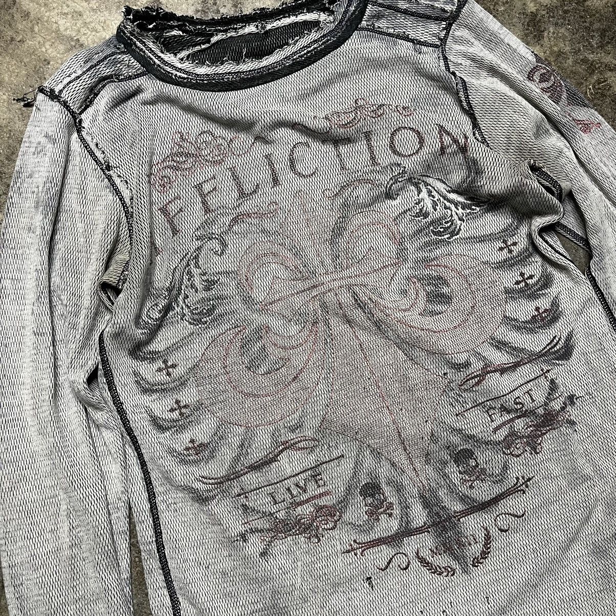 Vintage vintage y2k affliction reversible thermal tribal shirt Size US L / EU 52-54 / 3 - 8 Thumbnail