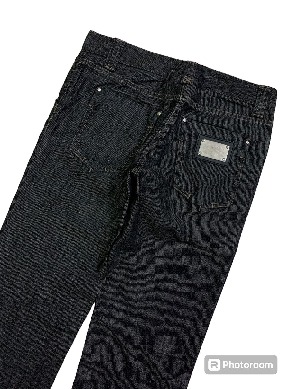 Dolce & Gabbana Dolce&Gabbana Black Denim Size 28" / US 6 / IT 42 - 2 Thumbnail