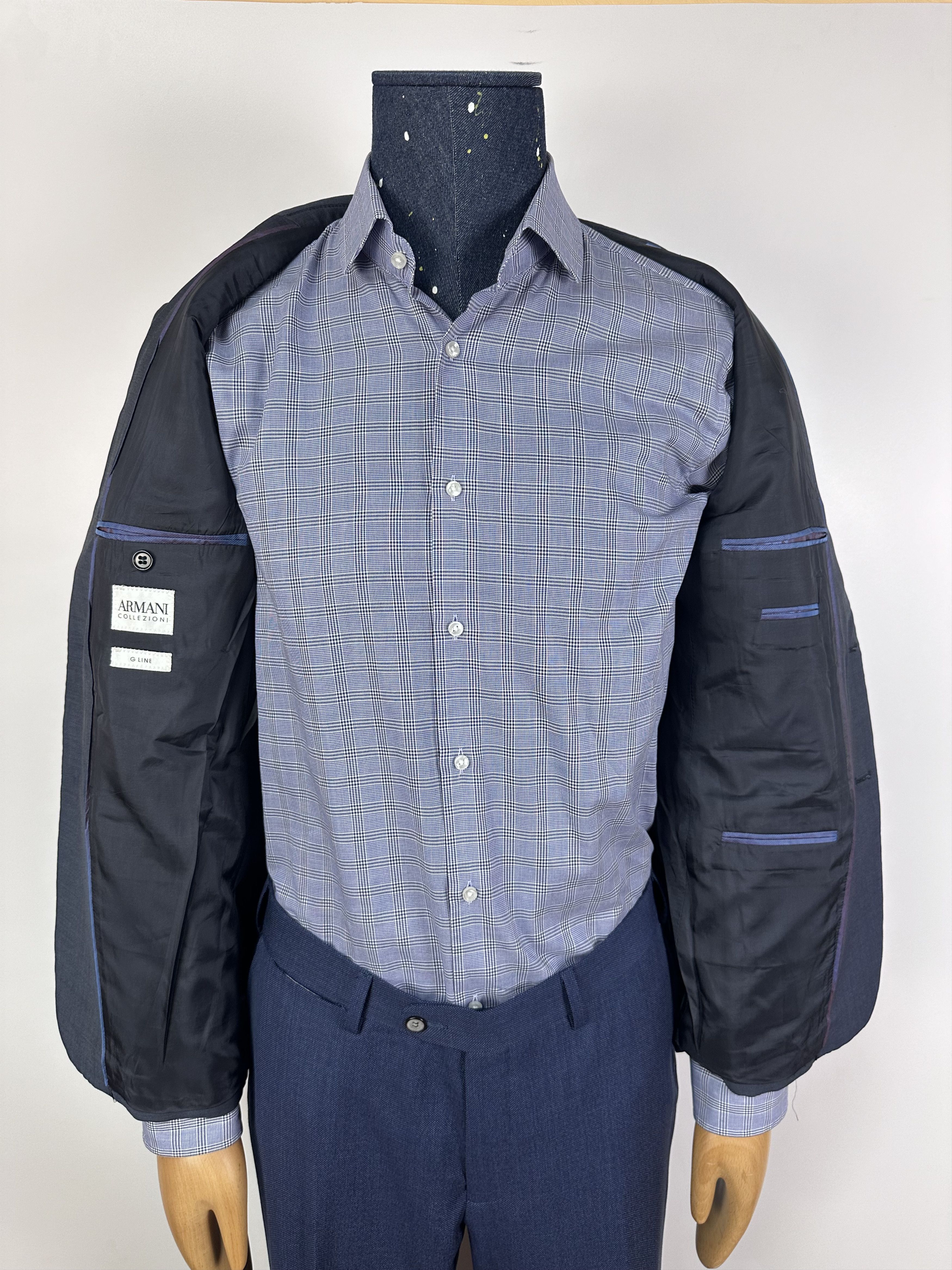 Armani Collezioni Armani Collezioni Sport Coat Blazer Jacket Wool R G Line Size 48R - 7 Thumbnail
