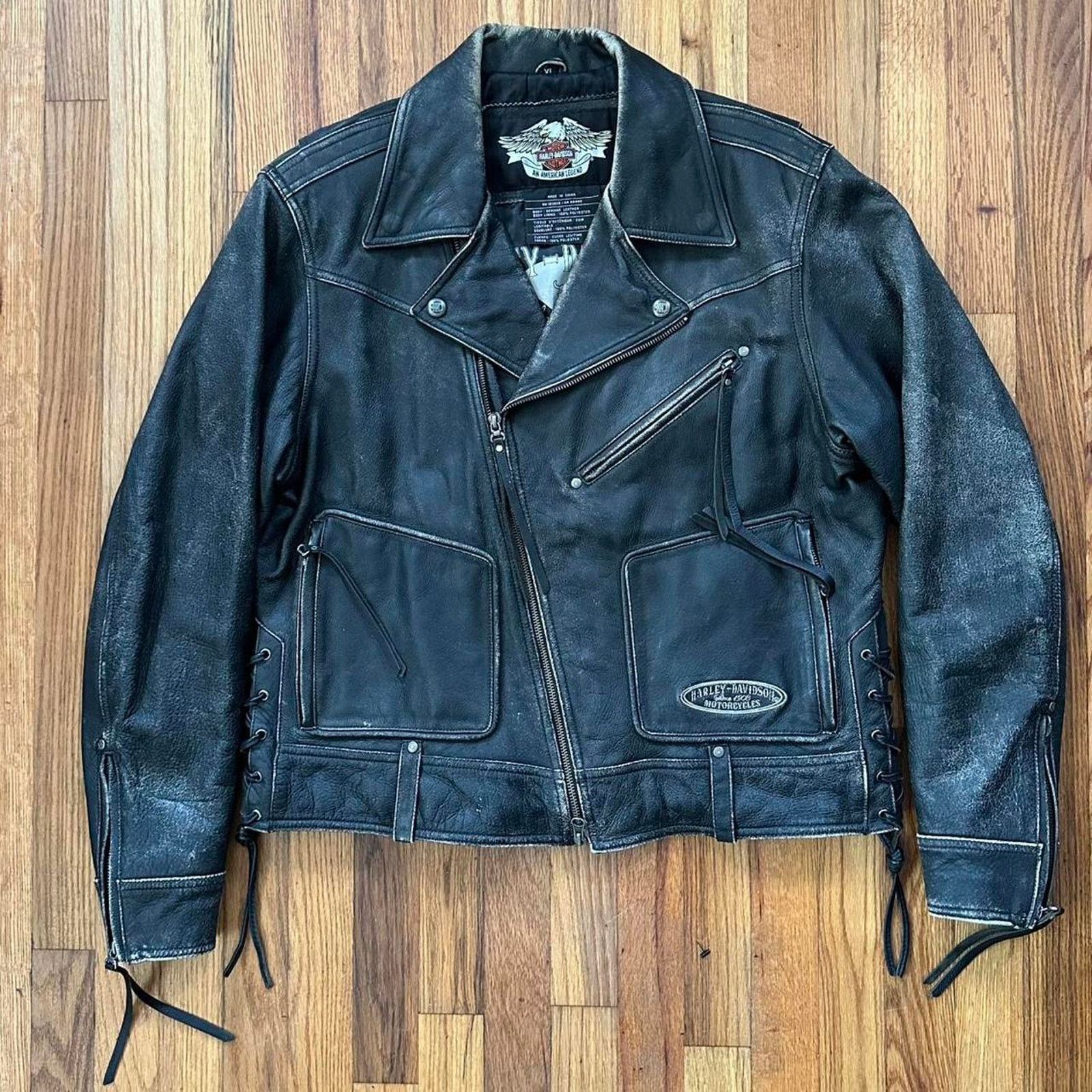 Harley Davidson RARE Harley Davidson Legendary Skull Motorcycle Jacket XL Size US XL / EU 56 / 4 - 1 Thumbnail