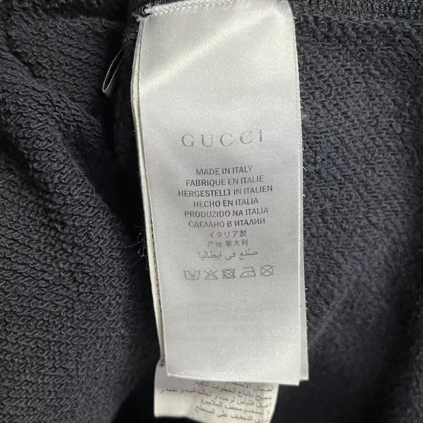 Gucci Gucci Black Print Crewneck Sweatshirt L Size US L / EU 52-54 / 3 - 4 Thumbnail