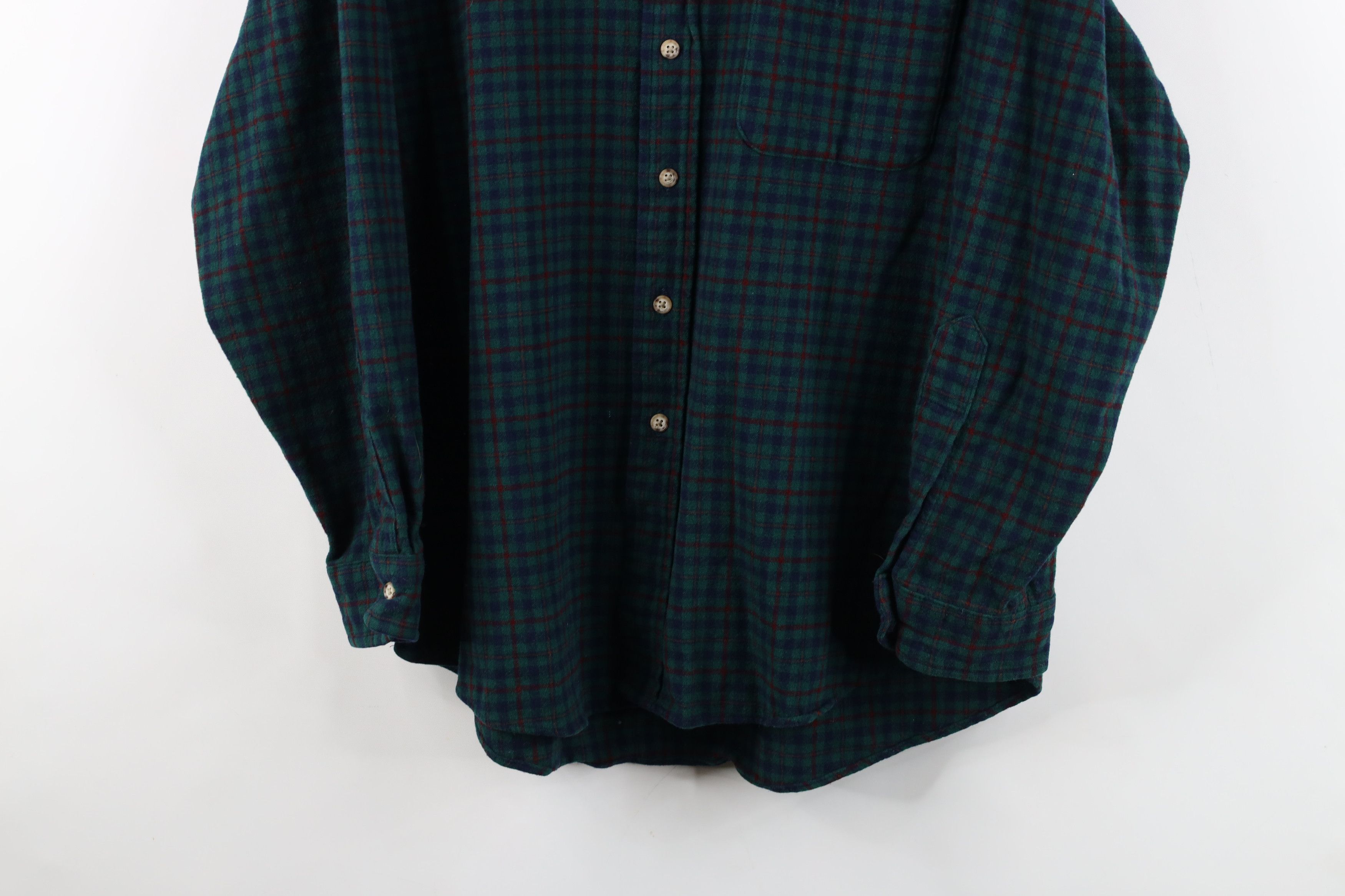 Pendleton Vintage 90s Pendleton Virgin Collared Button Shirt Plaid USA Size US L / EU 52-54 / 3 - 3 Thumbnail
