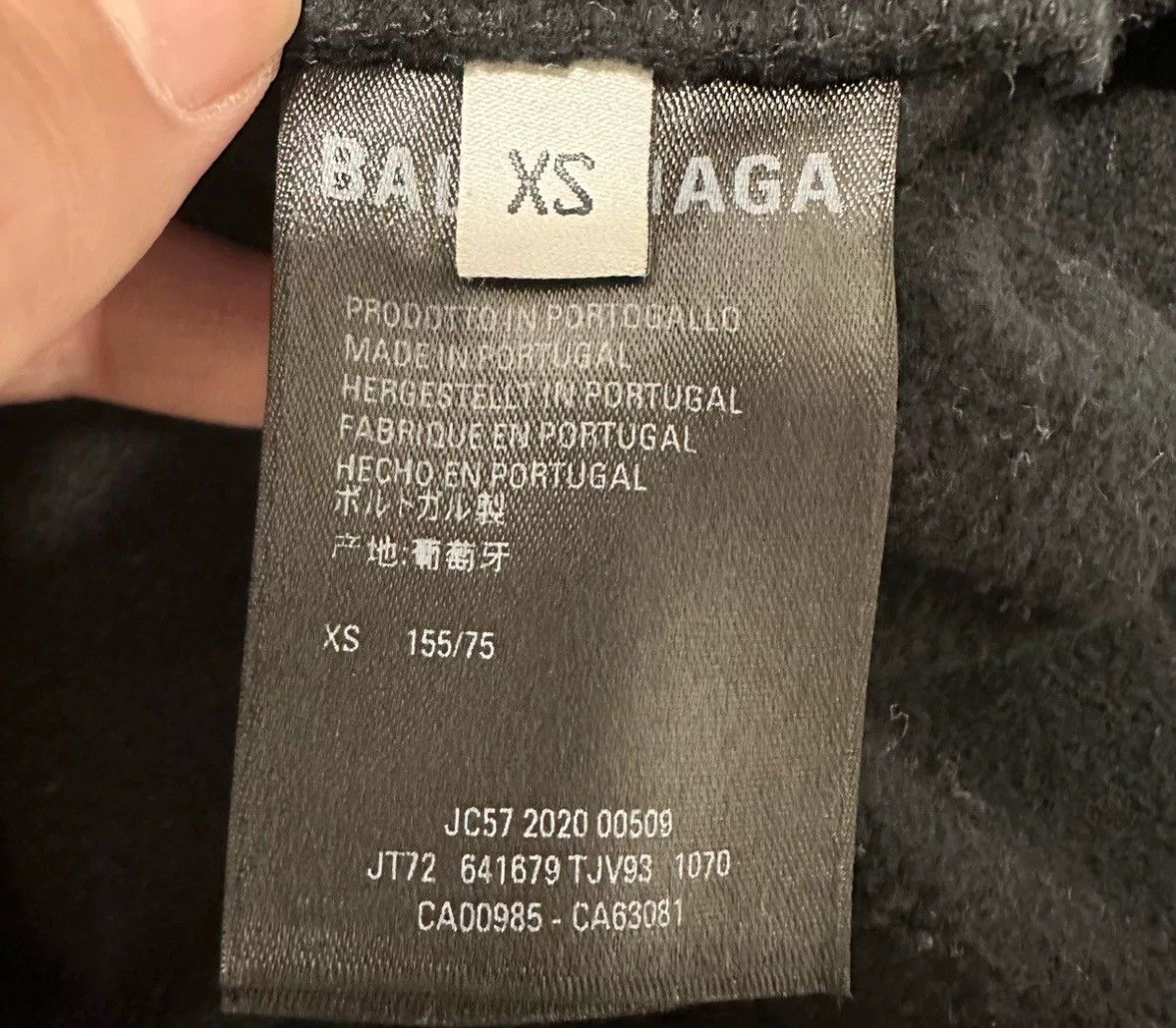 Balenciaga Balenciaga washed black letter hooded jacket2412-Nextarrow Size US XS / EU 42 / 0 - 4 Thumbnail