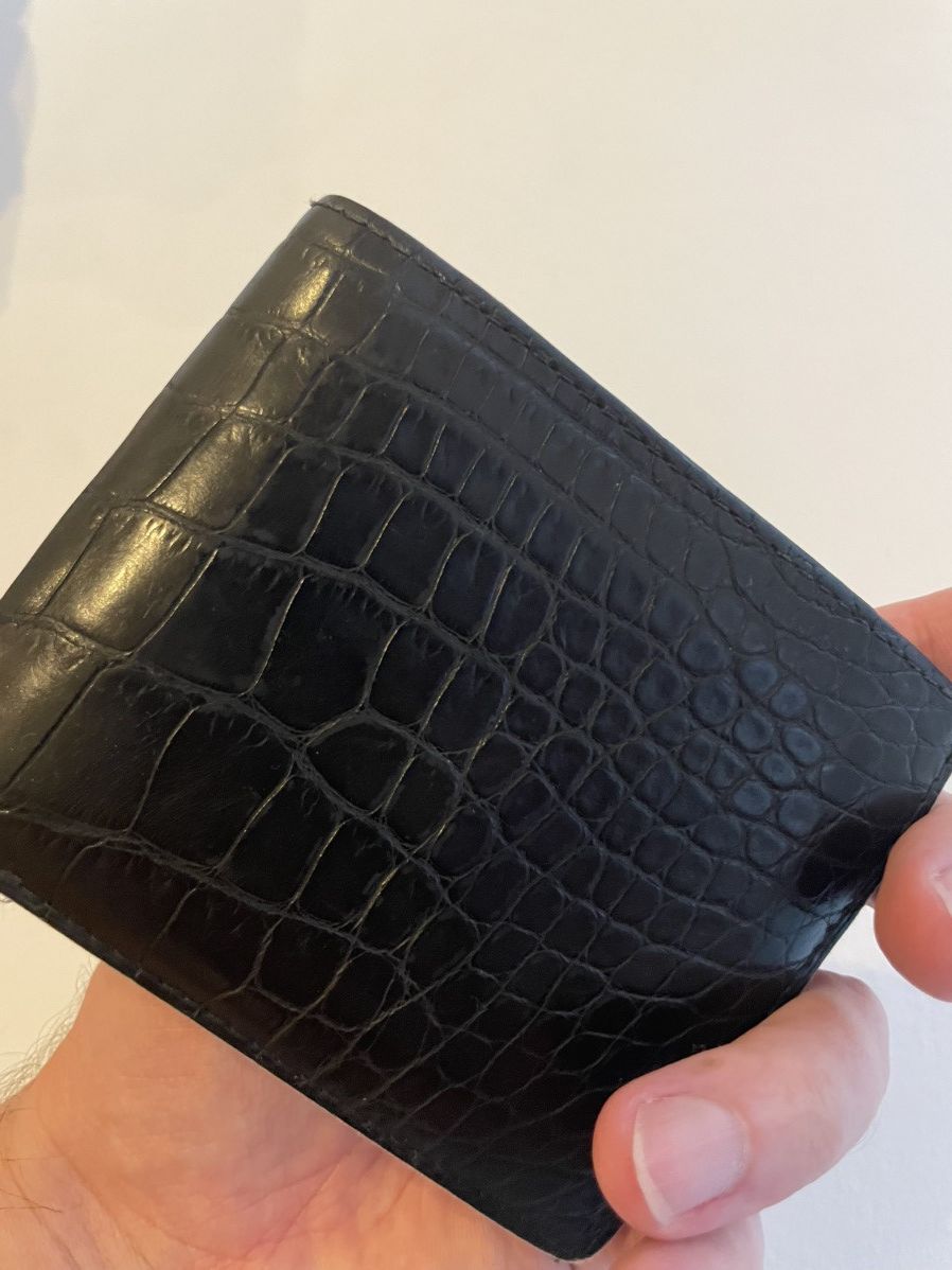 Tom Ford Tom Ford Black Genuine Alligator Wallet Size ONE SIZE - 1 Thumbnail