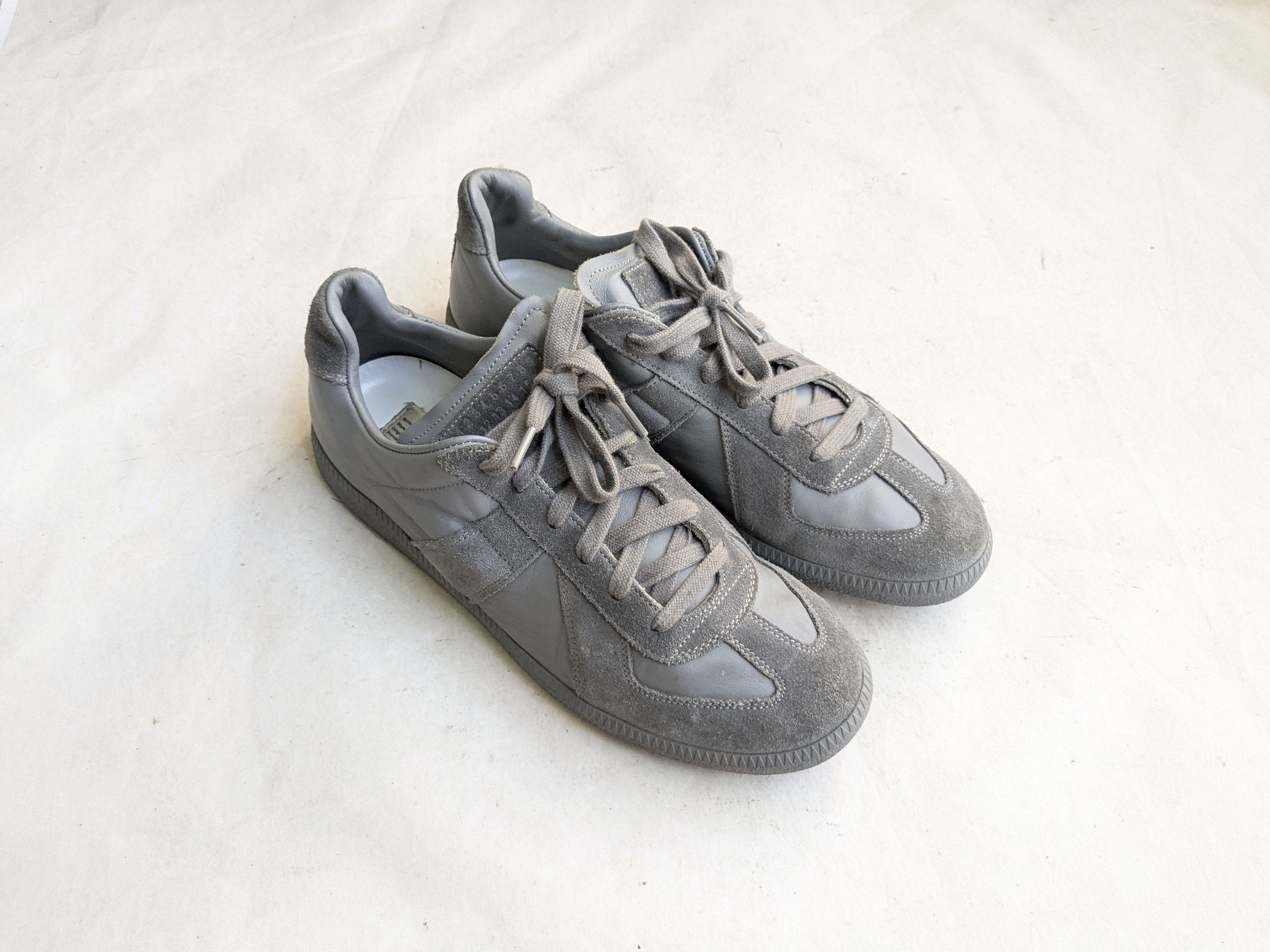 Maison Margiela Maison Margiela Gat Sneaker Low Gray 40 7 Suede Size US 7 / EU 40 - 1 Thumbnail