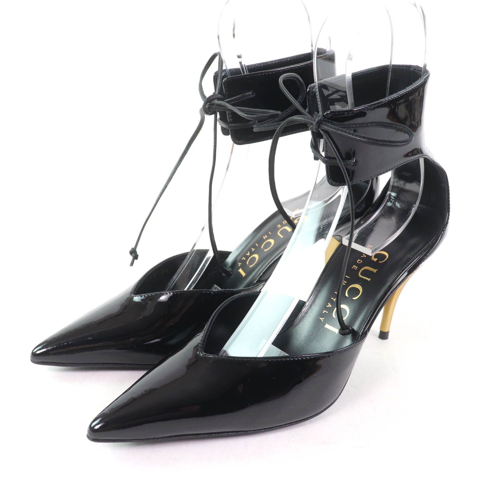 Gucci Gucci pumps Patent Leather Pumps Leather Shoes 721045 DUTY FREE for USA
