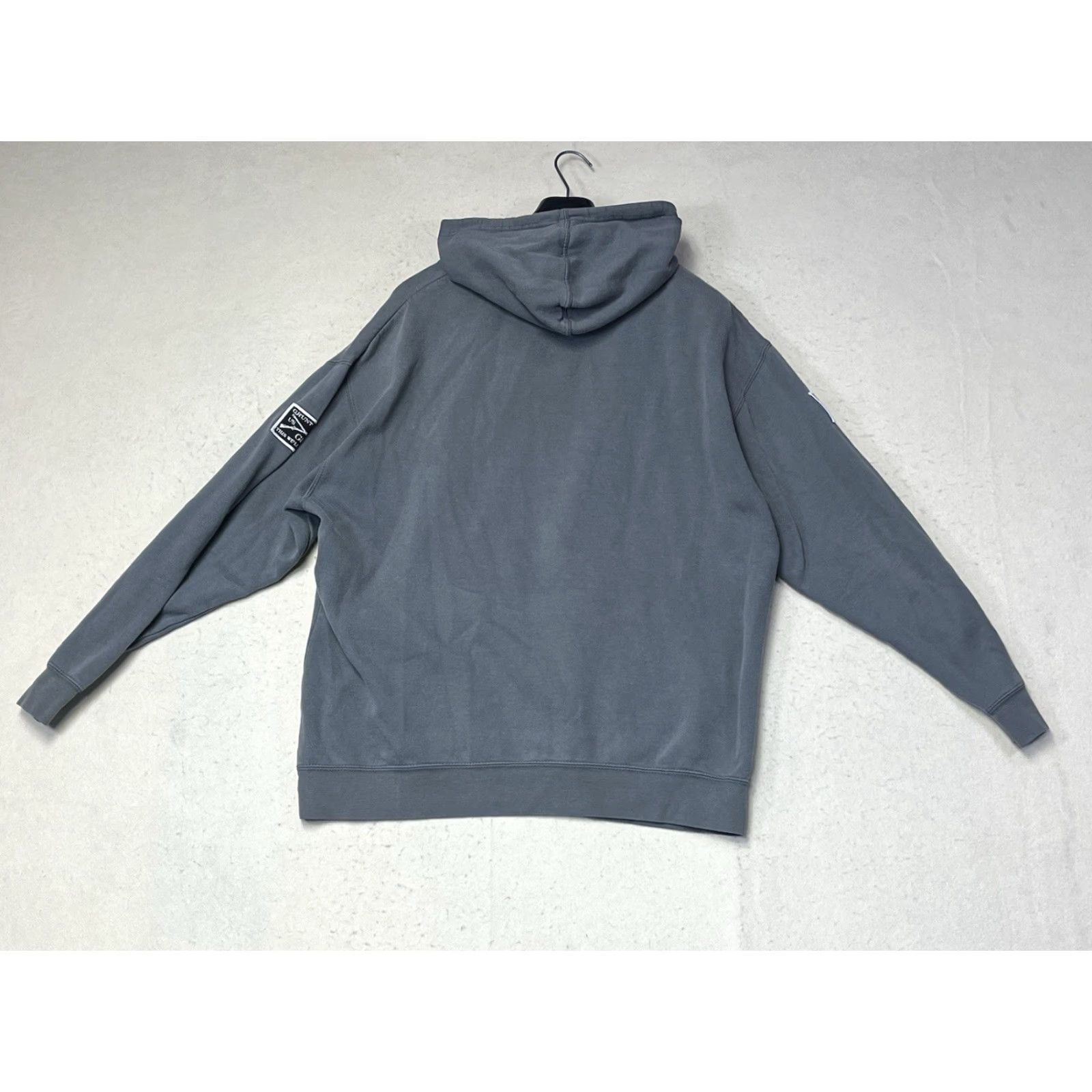 Vintage Grunt Style Hoodie XL Pullover Hooded Graphic Print Flag Gray Crew Neck Sweatshirt Men Size US XL / EU 56 / 4 - 2 Thumbnail