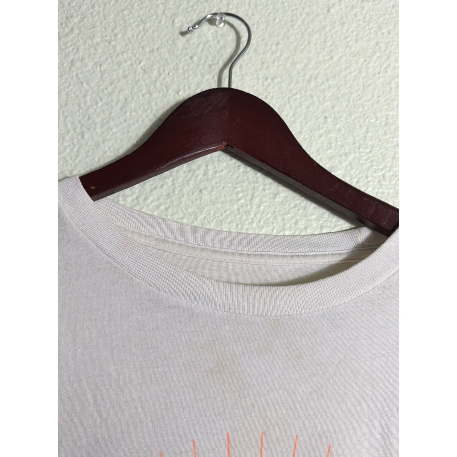 Vintage ambsn shirt Mens Large Modest Mouse Tee Mushrooms Stained Throughout White Size US L / EU 52-54 / 3 - 4 Thumbnail