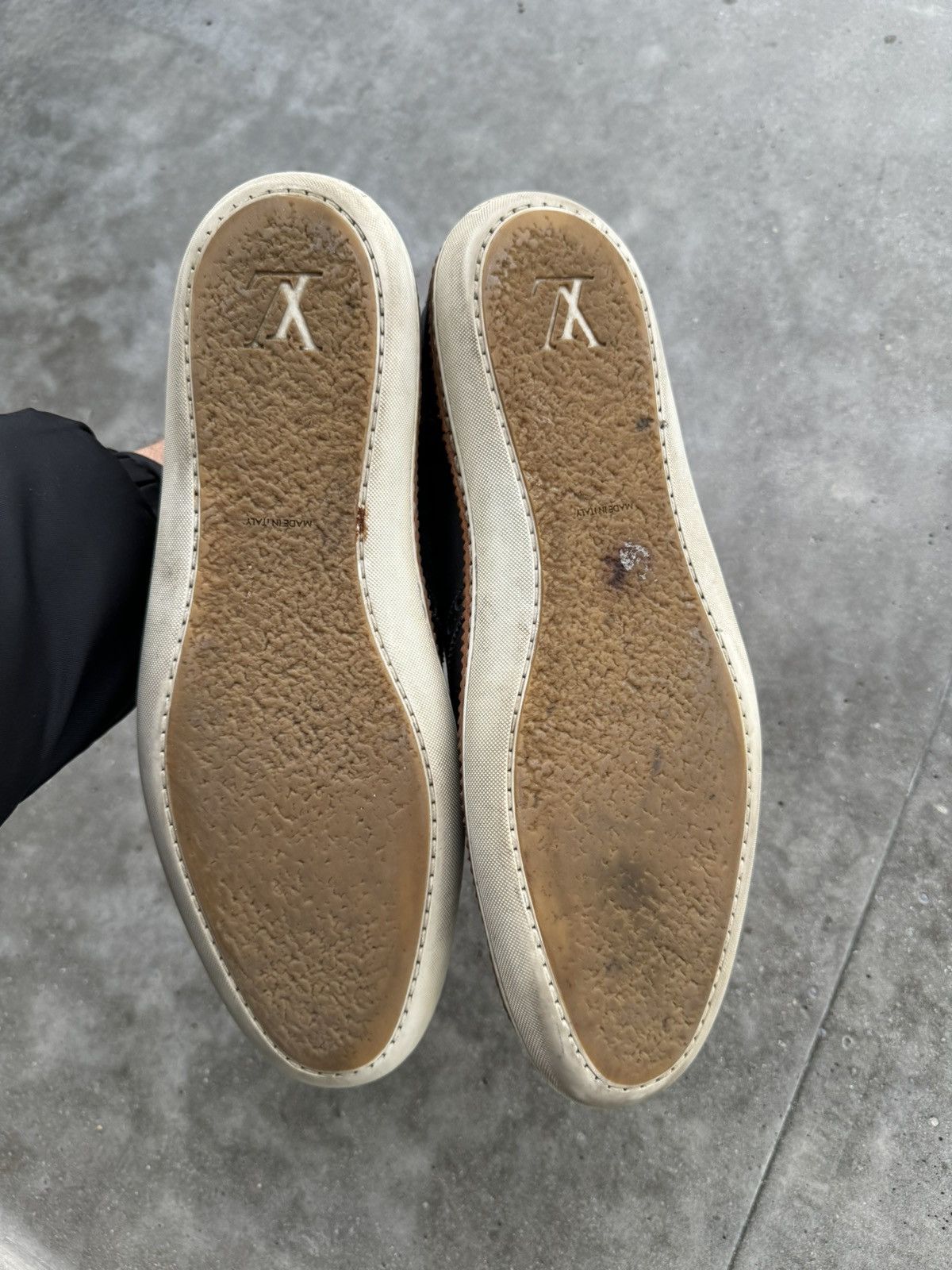 Designer × Louis Vuitton × Vintage Louis Vuitton Brogue Leather Oxford Lace Up Sneakers Size US 9 / EU 42 - 7 Thumbnail
