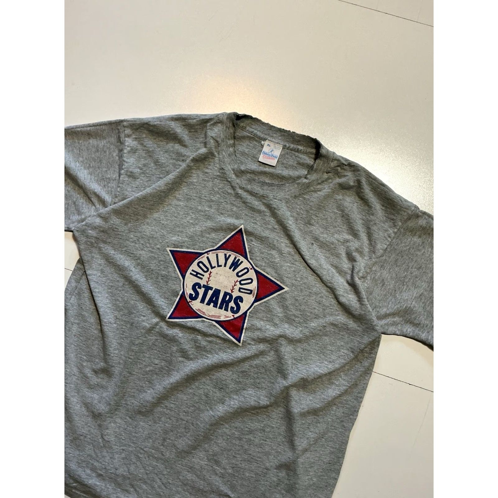 Vintage VINTAGE Ebbets Field Flannels Hollywood Stars Baseball Graphic S/S T-Shirt XL Mens Size US XL / EU 56 / 4 - 4 Thumbnail