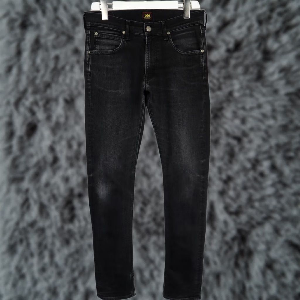Lee LEE Luke Jeans Slim Fit Washed Black Denim Zip Fly Stretched W32/L32 Mens Jeans Slim 32x32 Size US 32 / EU 48 - 1 Thumbnail