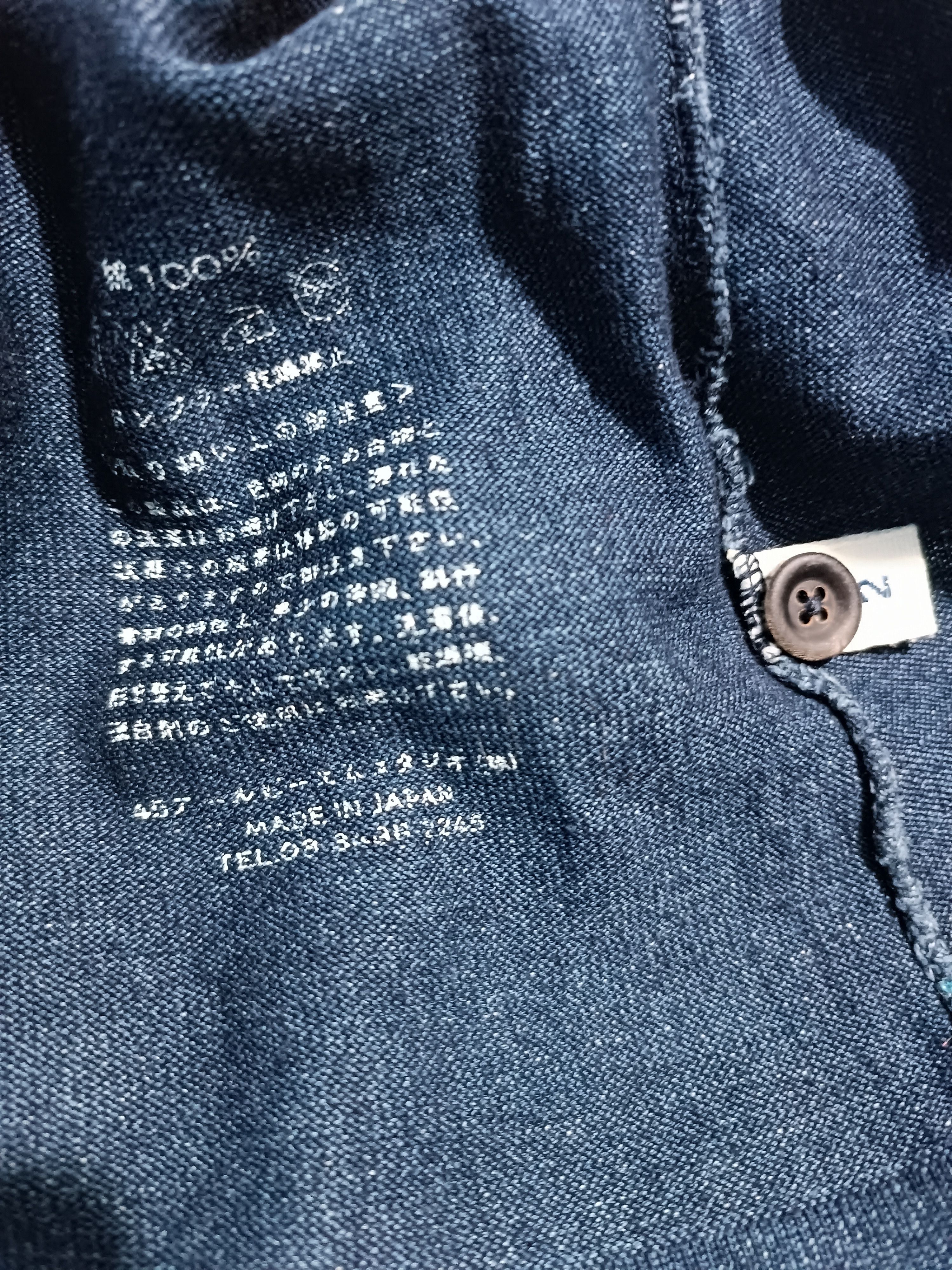 45rpm 45rpm Indigo Dyed Cotton Knit Cardigan Denim Cut Size M / US 6-8 / IT 42-44 - 7 Thumbnail