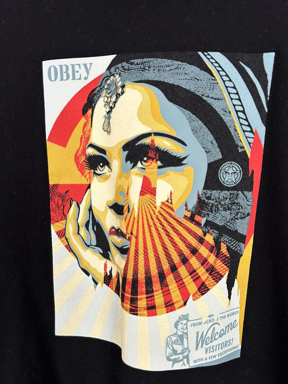 Obey Obey Graphic Tee Streetwear Skate Vintage Alternative Size US M / EU 48-50 / 2 - 3 Thumbnail