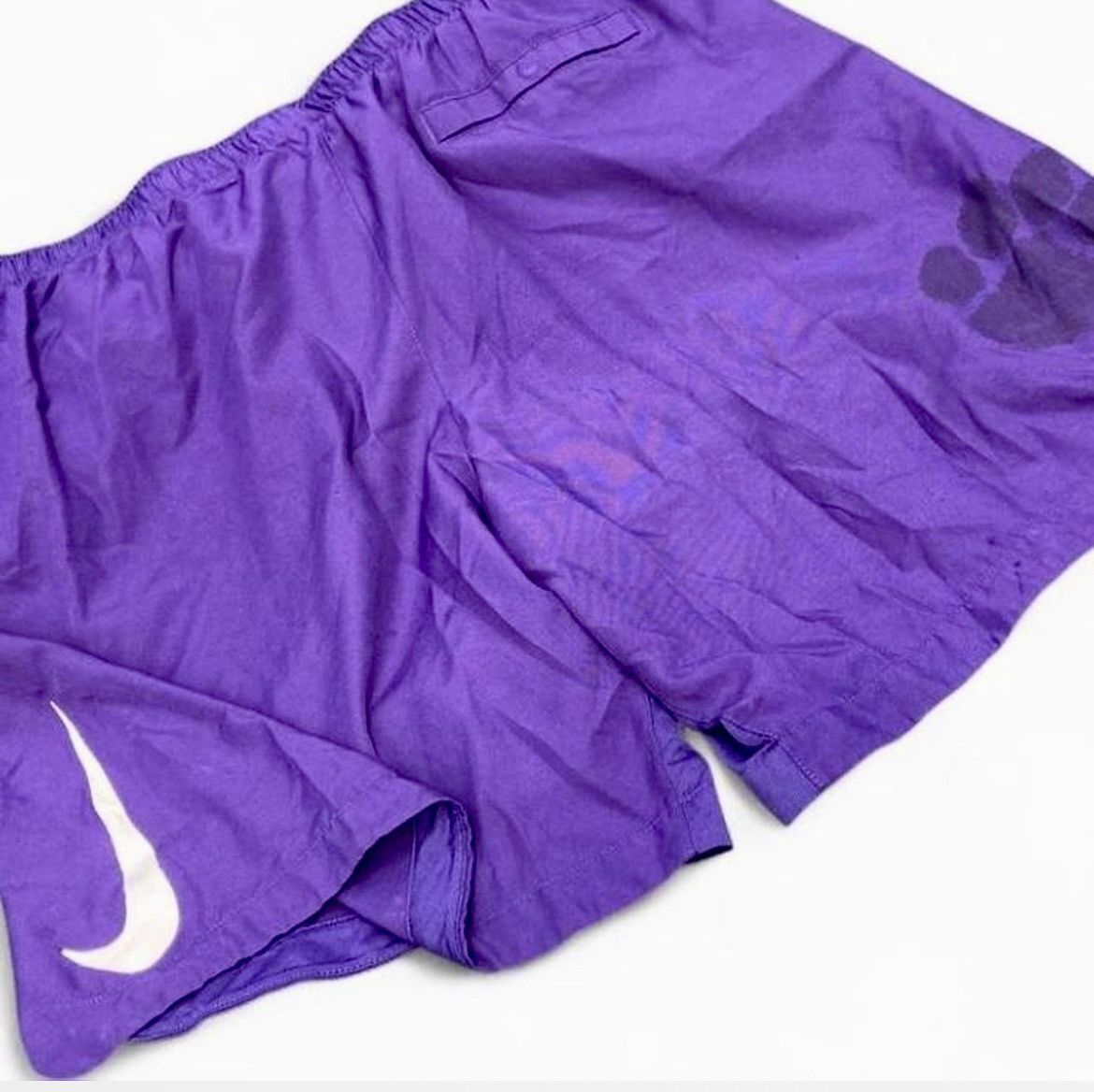 Nike Y2K Nike Clemson Paw Print Team Only Track Shorts Size US 34 / EU 50 - 1 Thumbnail