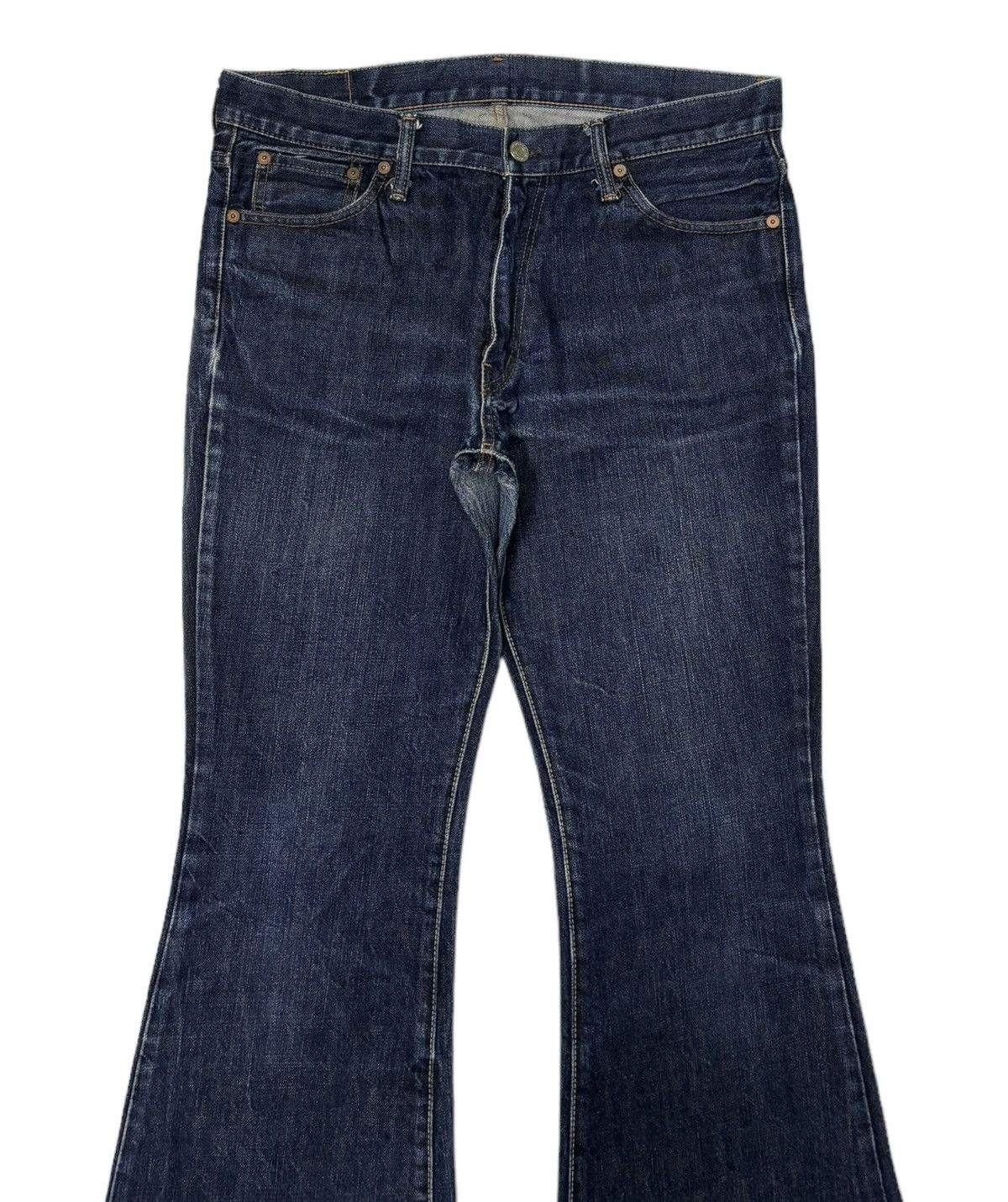 Burgus Plus GRAIL🔥Burgus Plus 🇯🇵 Indigo Bootcut Flared Denim Jeans Size US 32 / EU 48 - 7 Thumbnail