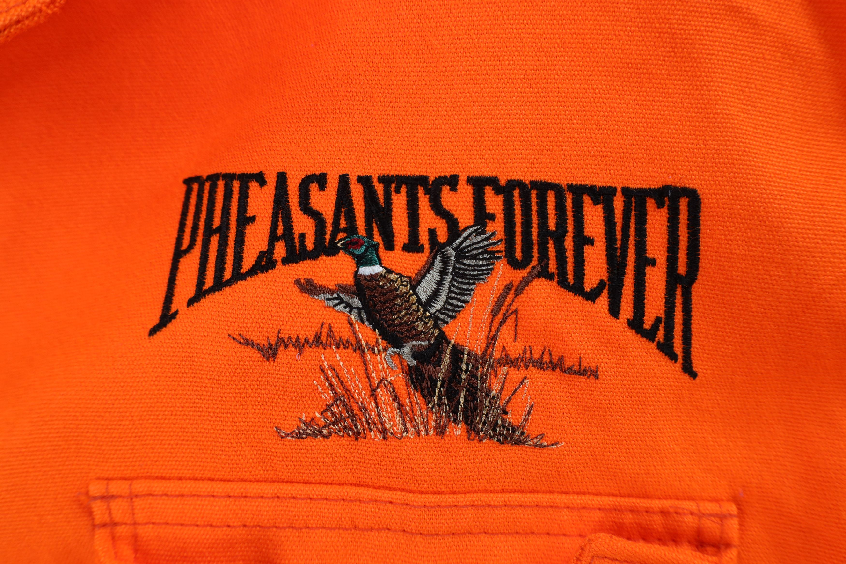 Vintage Vintage 90s Streetwear Hunting Button Shirt Blaze Orange USA Size US L / EU 52-54 / 3 - 4 Thumbnail