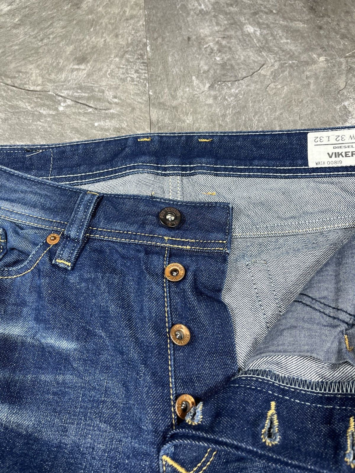 Diesel Diesel Industry Vintage Viker Denim Jeans Blue Size 32x32 Size US 32 / EU 48 - 20 Thumbnail