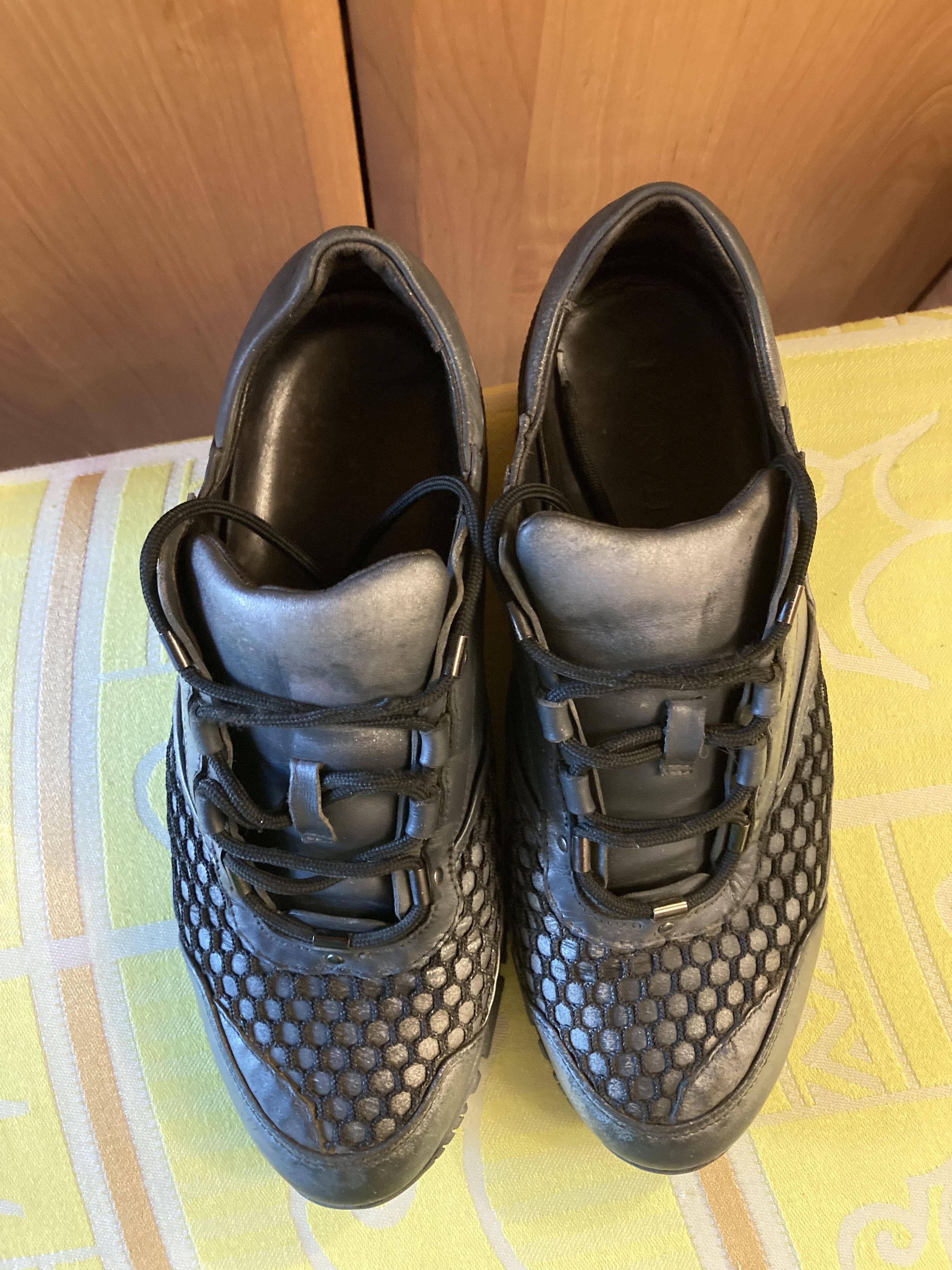 Lanvin Vintage 2000s LANVIN Metallic Grey trainers sneakers Size US 9 / EU 42 - 10 Thumbnail