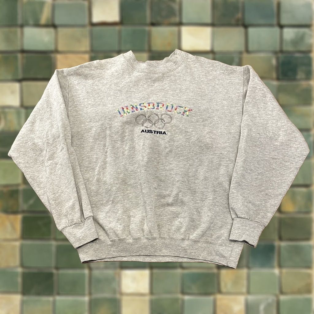 Vintage VINTAGE Innsbruck Austria Sweatshirt XL Crewneck Embroidered Size US XL / EU 56 / 4 - 1 Thumbnail
