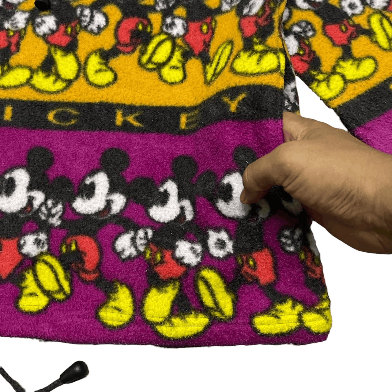 Disney Vintage Disney Mickey Mouse Fleece All Over Print Size US M / EU 48-50 / 2 - 6 Thumbnail