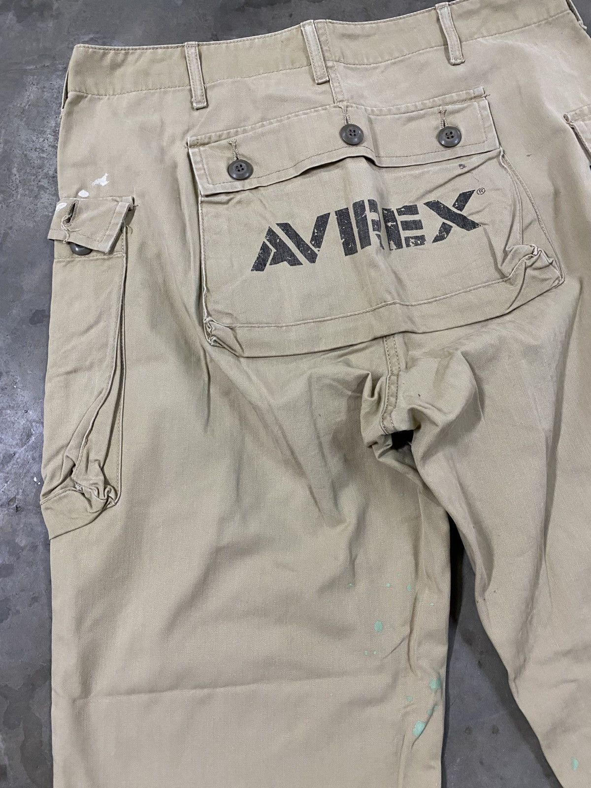 Avirex Avirex Monkey Pant Workwear Distressed @314 Size US 32 / EU 48 - 4 Thumbnail