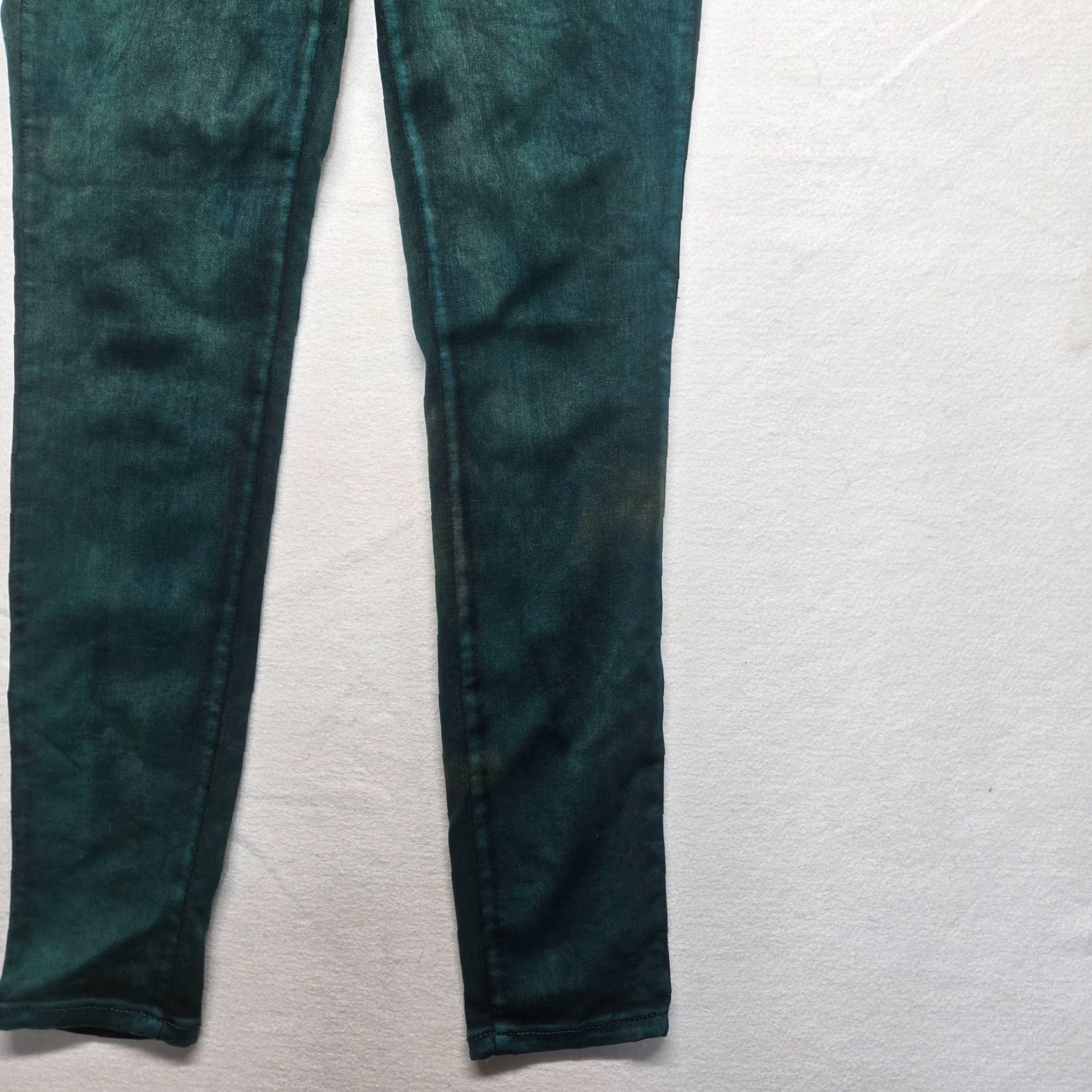 Nine West VINTAGE Nine West Jeans Green Bleach Ankle Straight Pants Adult Women 8 Green Bleached Ankle Straight Pants Womens 8 Size 30" / US 8 / IT 44 - 4 Thumbnail