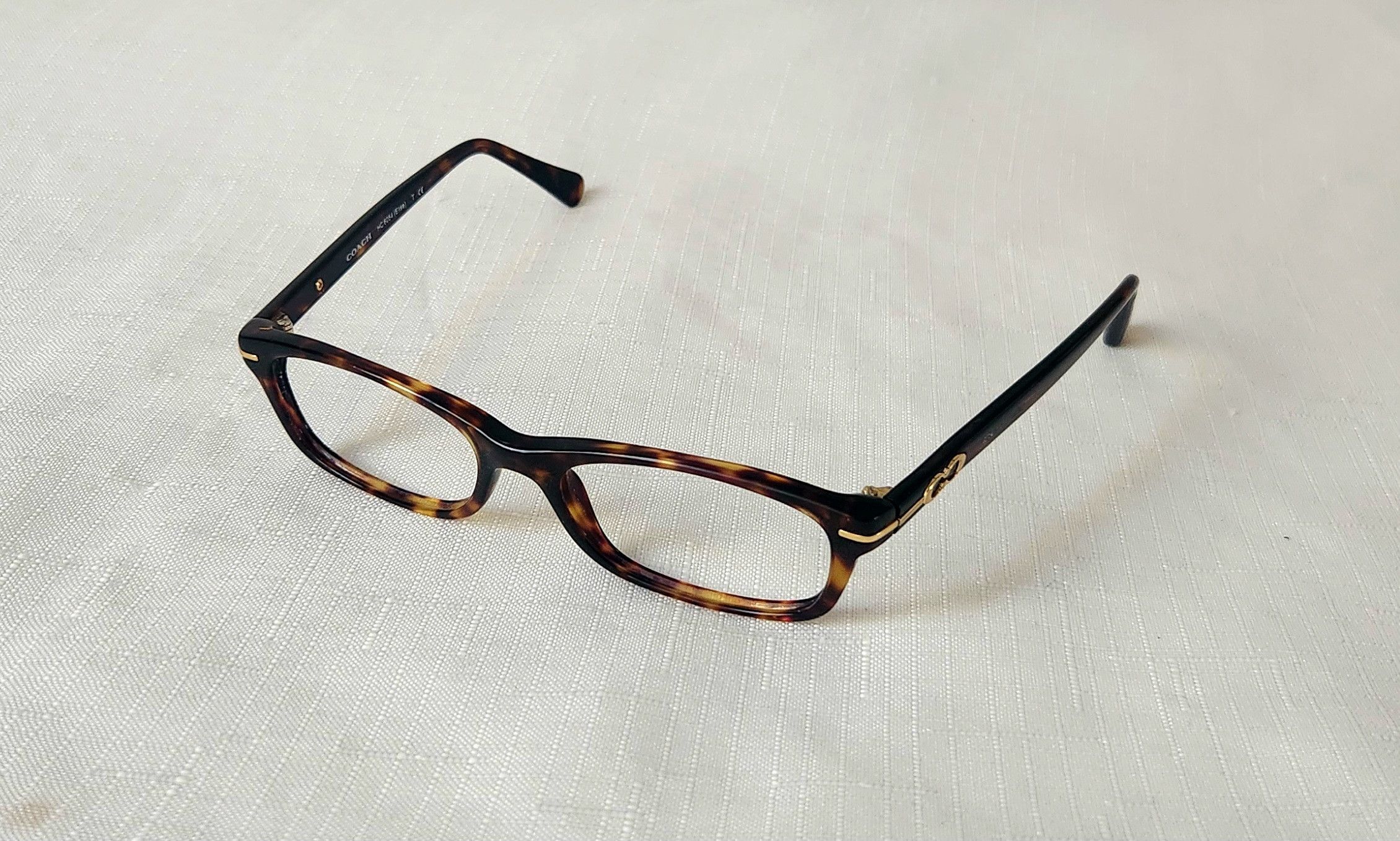 Coach Coach New York Elise HC6054 Tortoise Eyeglasses Frames Only Size ONE SIZE - 1 Thumbnail