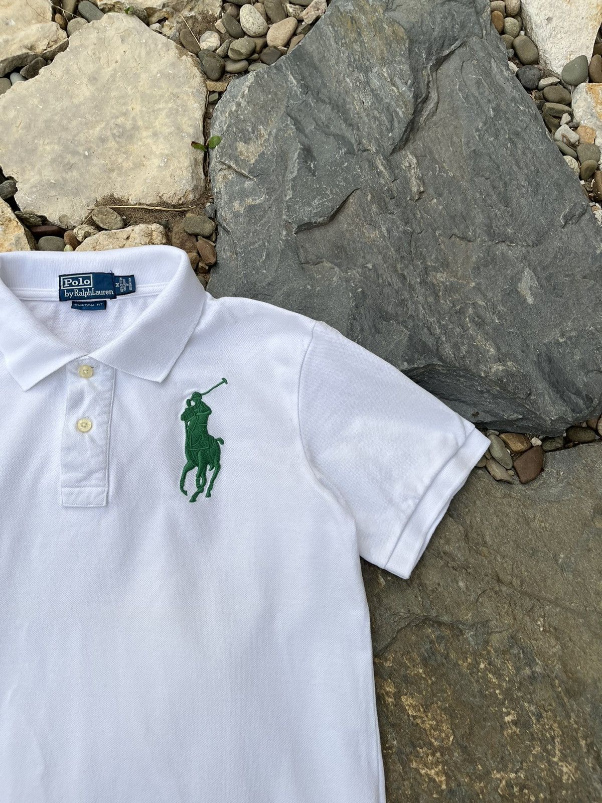 Polo Ralph Lauren × Ralph Lauren × Vintage Vintage Polo Ralph Lauren y2k Chief Keef big pony logo 3 tee Size US M / EU 48-50 / 2 - 3 Thumbnail