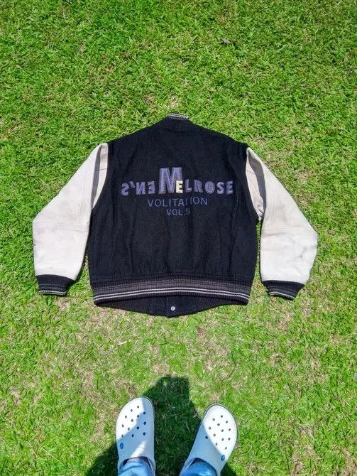 Vintage Melrose Varsity Jacket Leather Sleeve Size US M / EU 48-50 / 2 - 1 Thumbnail