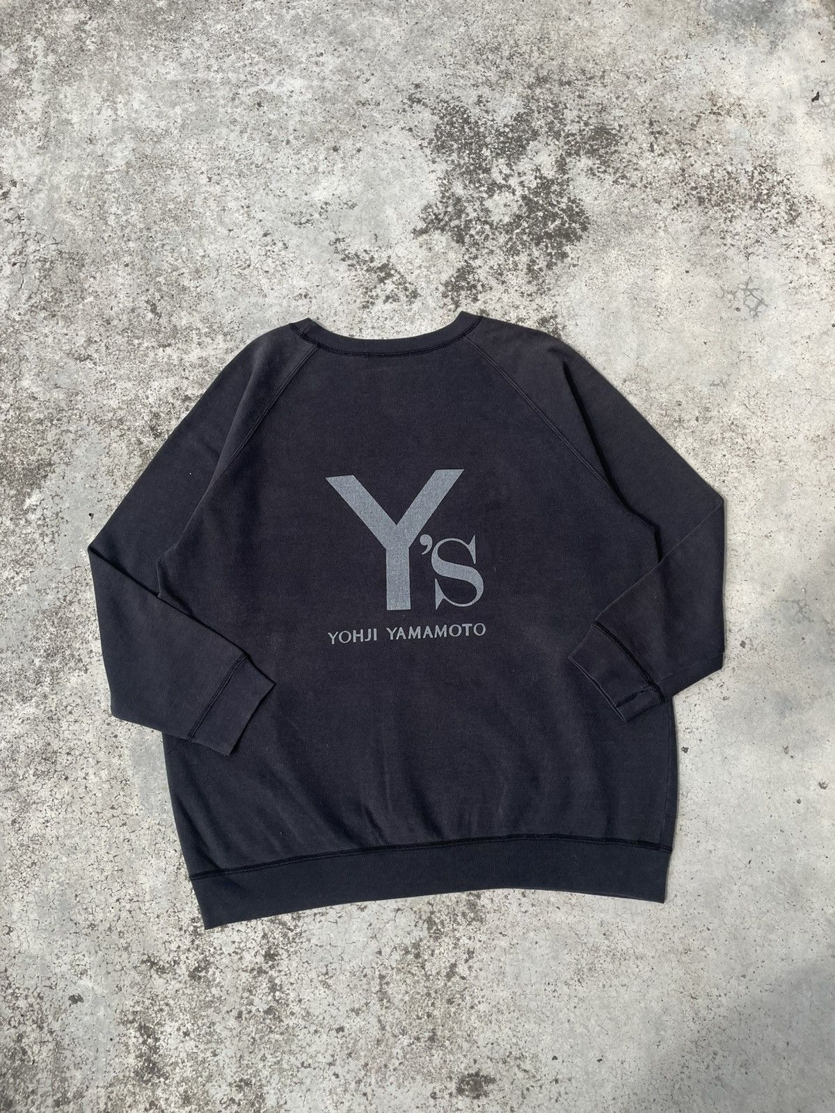 Yohji Yamamoto Vintage 90's Distress Yohji Yamamoto Crewneck Shirts Size US L / EU 52-54 / 3 - 2 Thumbnail