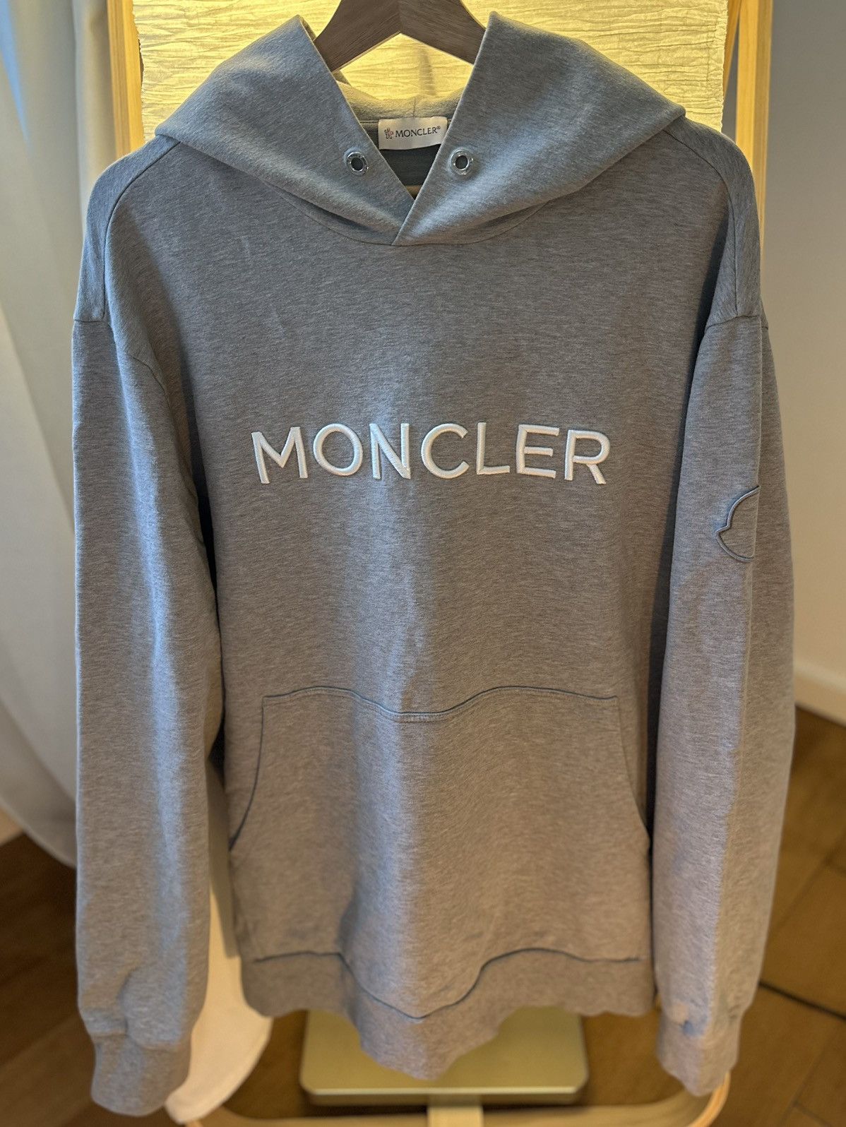 Moncler FELPA CON CAPPUCCIO HOODIE SWEATER Size US XXL / EU 58 / 5 - 1 Thumbnail