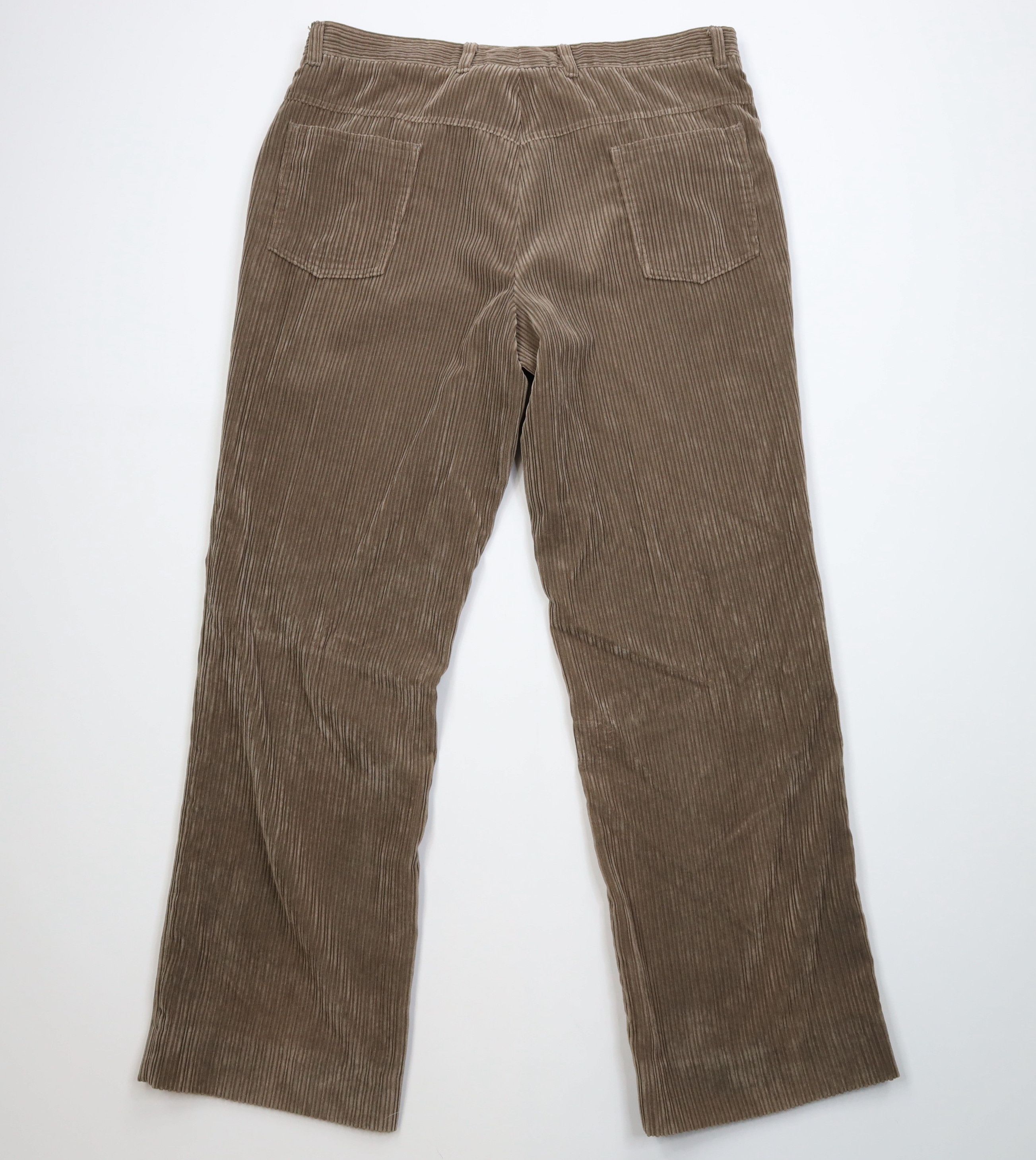 Vintage Vintage 90s Streetwear Wide Leg Corduroy Chino Pants Beige Size US 36 / EU 52 - 9 Thumbnail