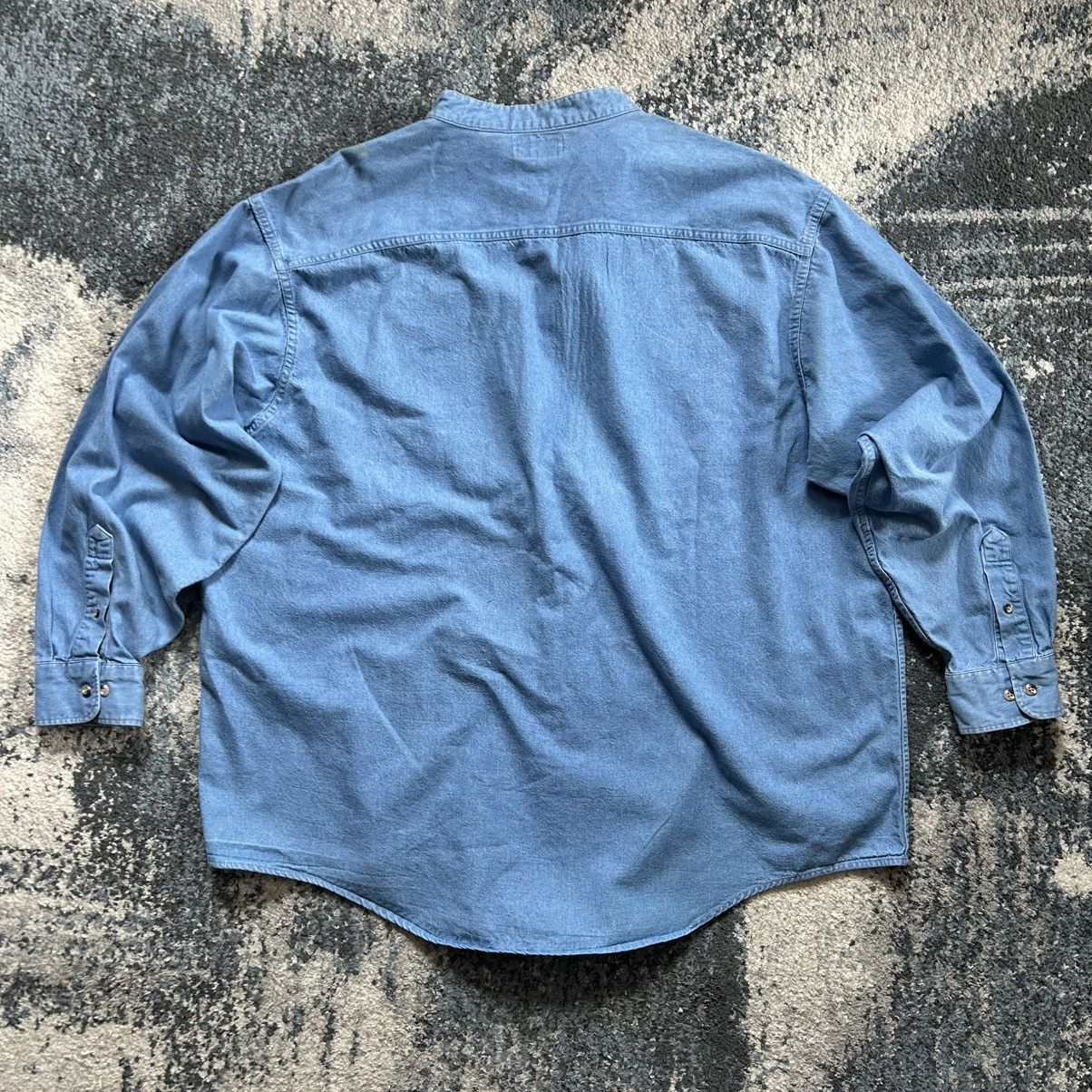 Reebok 90s UNiVERSiTY of ViRGiNiA CAVALiERS FOOTBALL DENiM MANDARiN Size US XXL / EU 58 / 5 - 9 Thumbnail