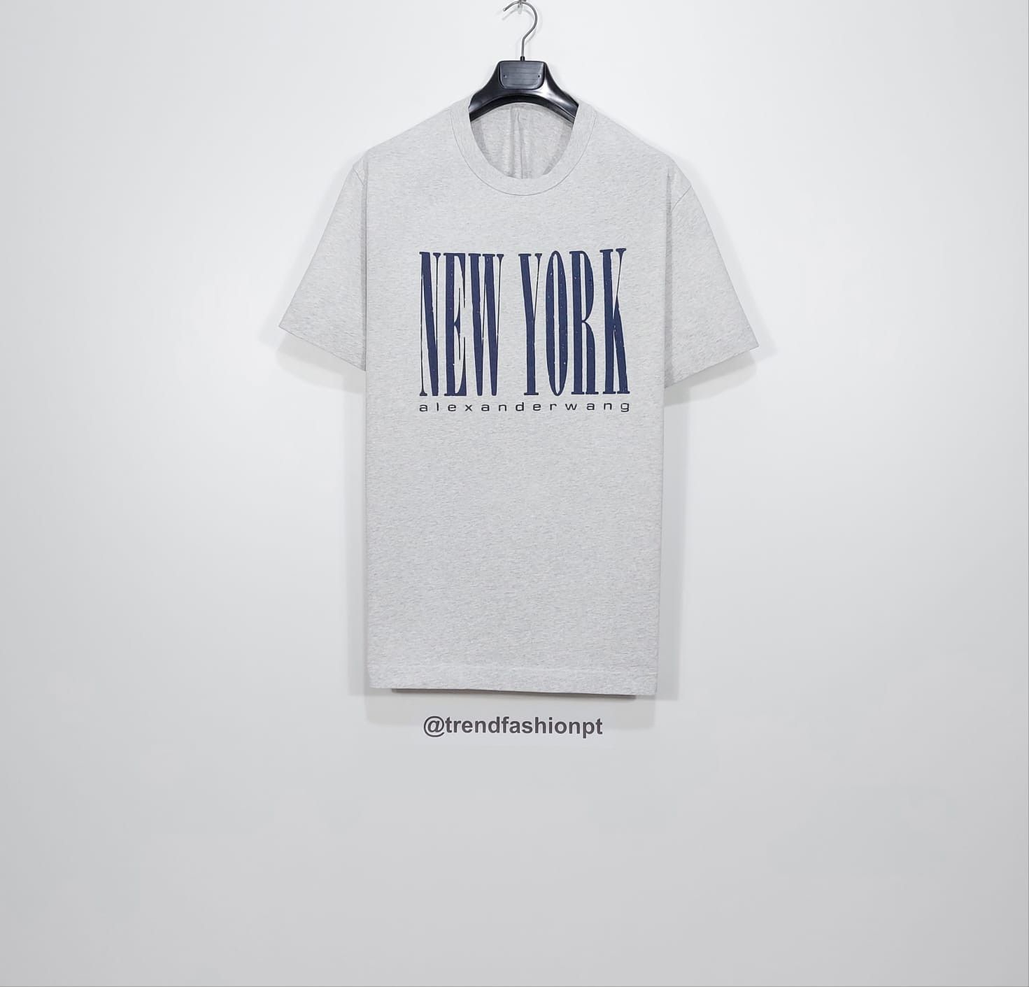 Alexander Wang new york logo tshirt - grey L Size US L / EU 52-54 / 3 - 1 Thumbnail