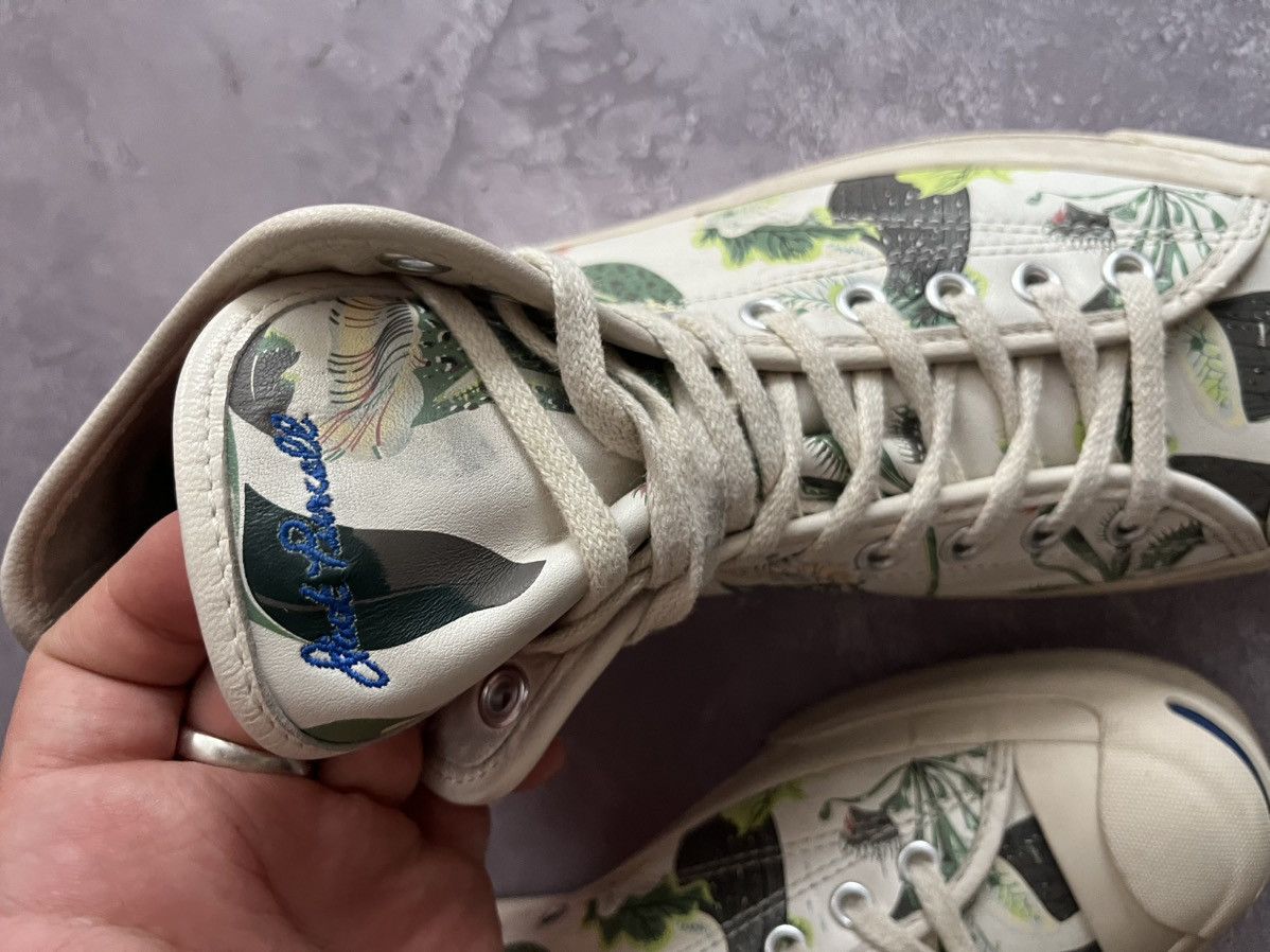 Converse 26 cm CONVERSE JACK PURCELL SIGNATURE CARNIVOROUS MID WHITE Size US 8 / EU 41 - 10 Thumbnail