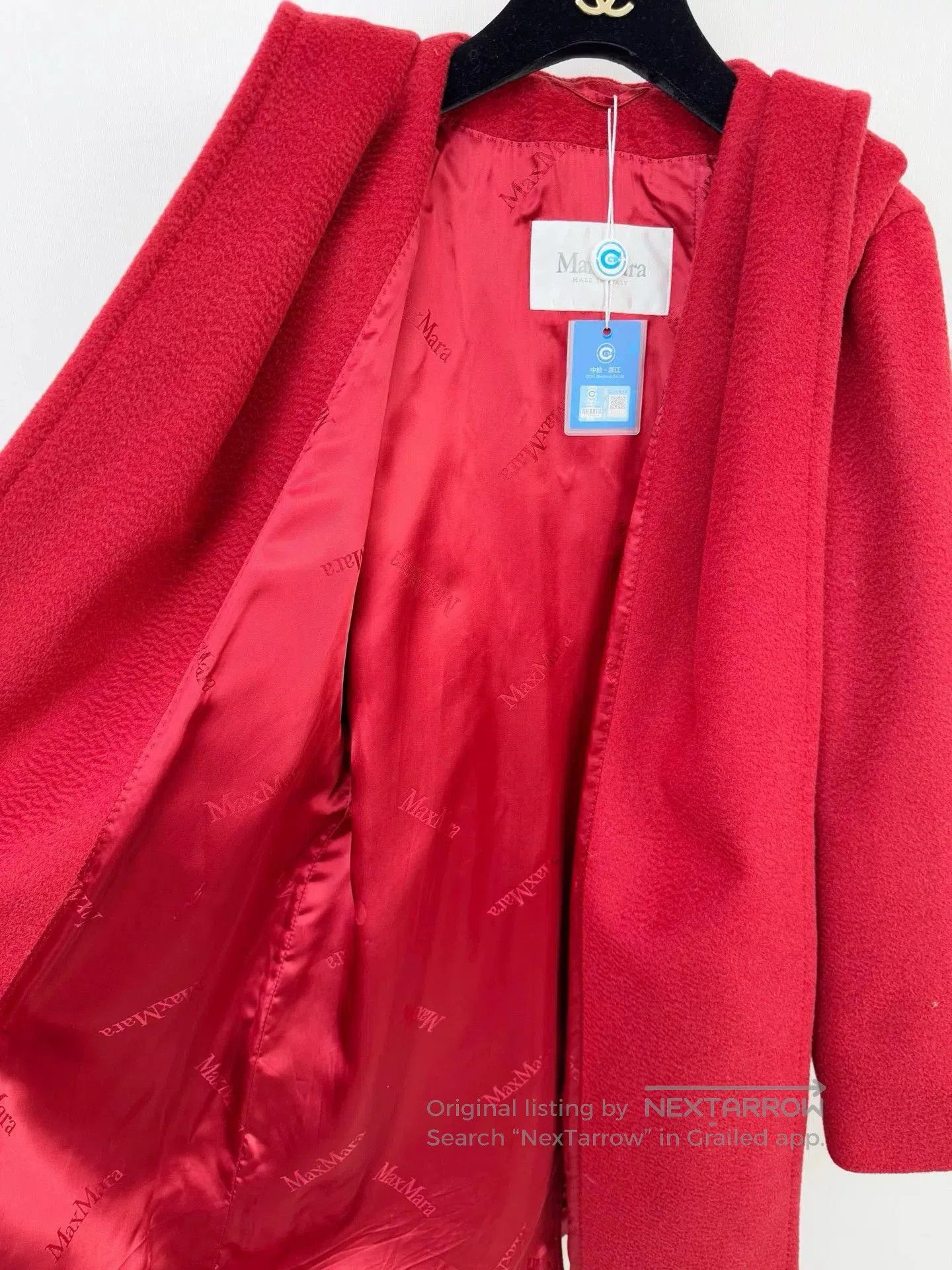 Other Maxmara Red Bathrobe-Style Coat Size 38. Size US M / EU 48-50 / 2 - 8 Thumbnail