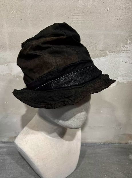 14th Addiction 14th Addiction Early Patchwork Leather Hat Size ONE SIZE - 5 Thumbnail