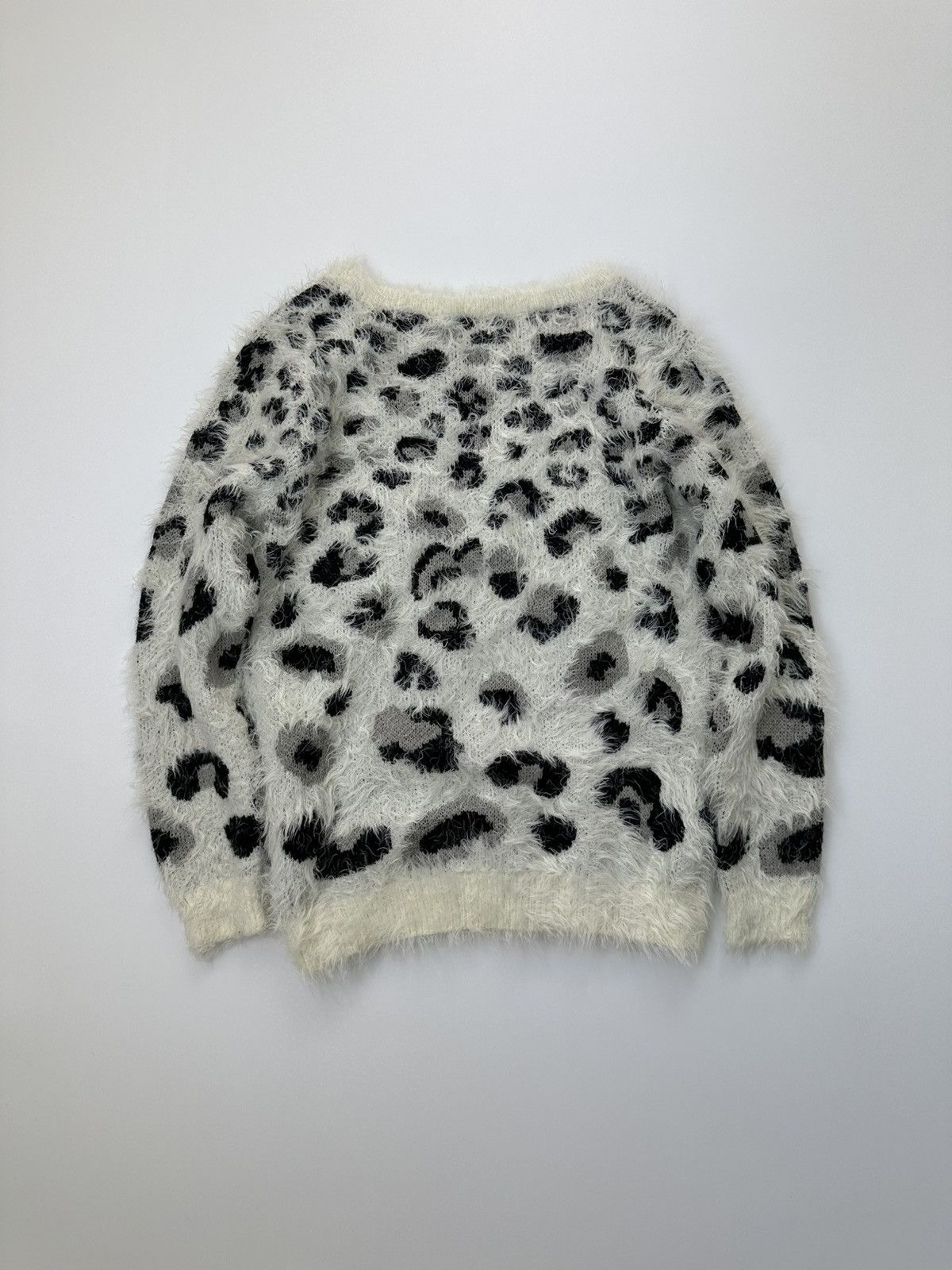 Japanese Brand Faux Fur Style Women’s Swearer Plaid White Size M / US 6-8 / IT 42-44 - 2 Thumbnail