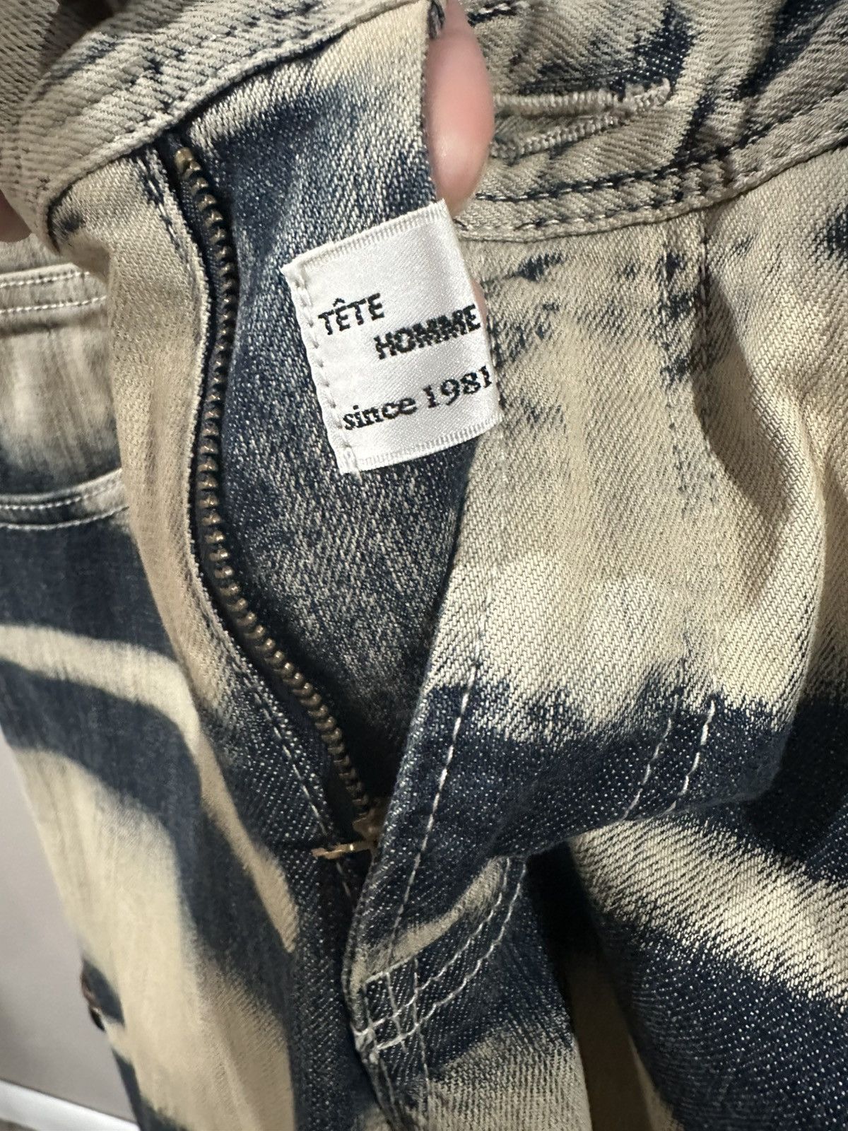 Tete Homme TeTe Homme Gradient Bleach Denim Size US 32 / EU 48 - 4 Thumbnail