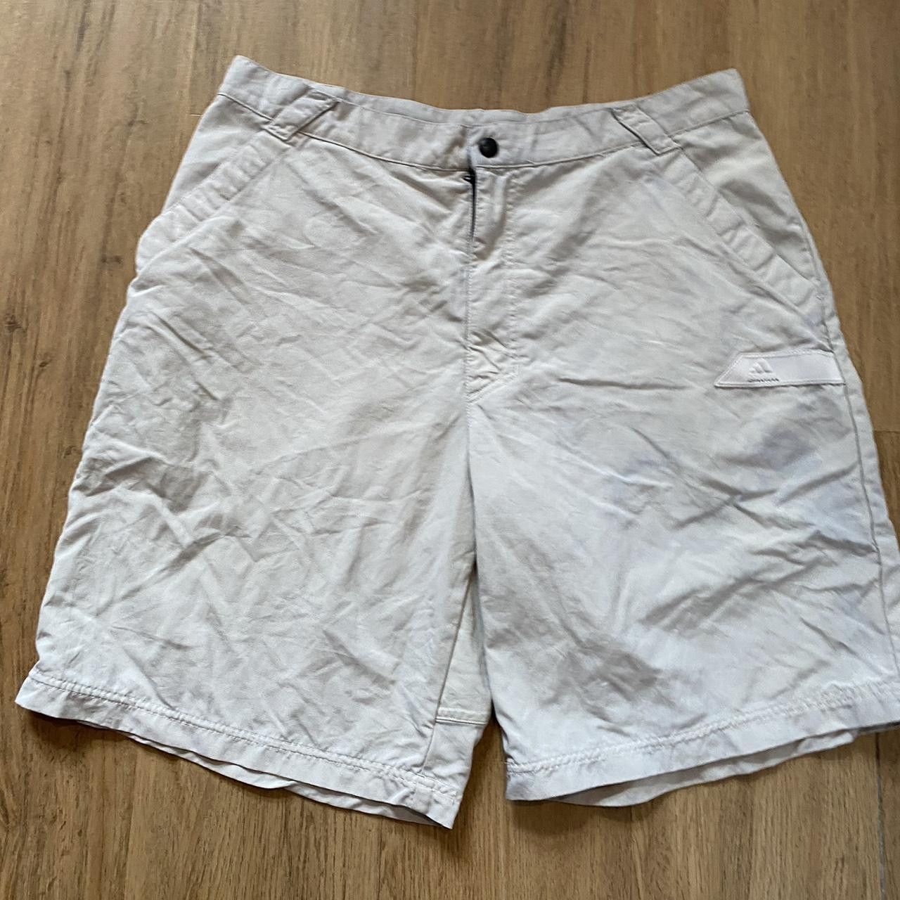 Adidas 90s Adidas Adventure Vintage y2k cream biker shorts Size US L / EU 52-54 / 3 - 3 Thumbnail