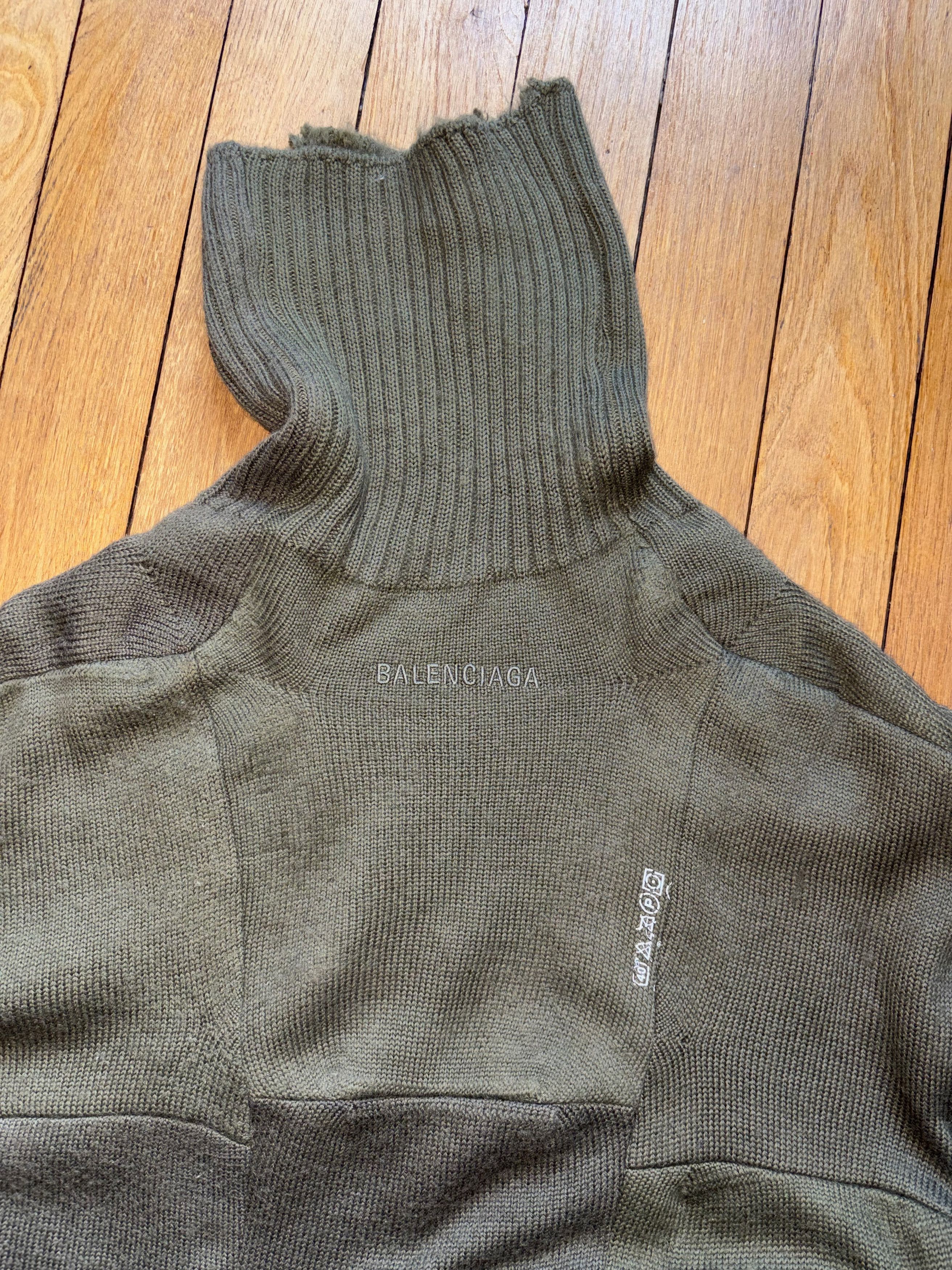 Balenciaga Balenciaga Upcycled Socks Sweater Size US S / EU 44-46 / 1 - 3 Thumbnail