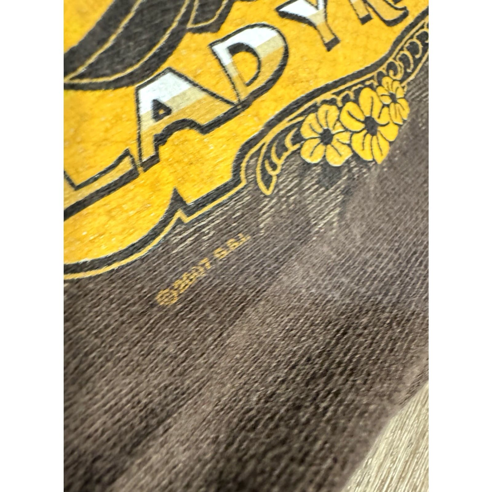 Anvil VINTAGE Lady Rider Women’s Motorcycle Biker Brown Longsleeve Y2K T-Shirt L Size L / US 10 / IT 46 - 4 Thumbnail