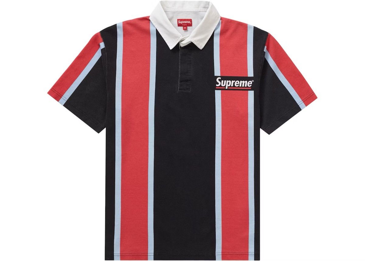 Supreme Supreme Patchwork Velour L/S Polo | Grailed