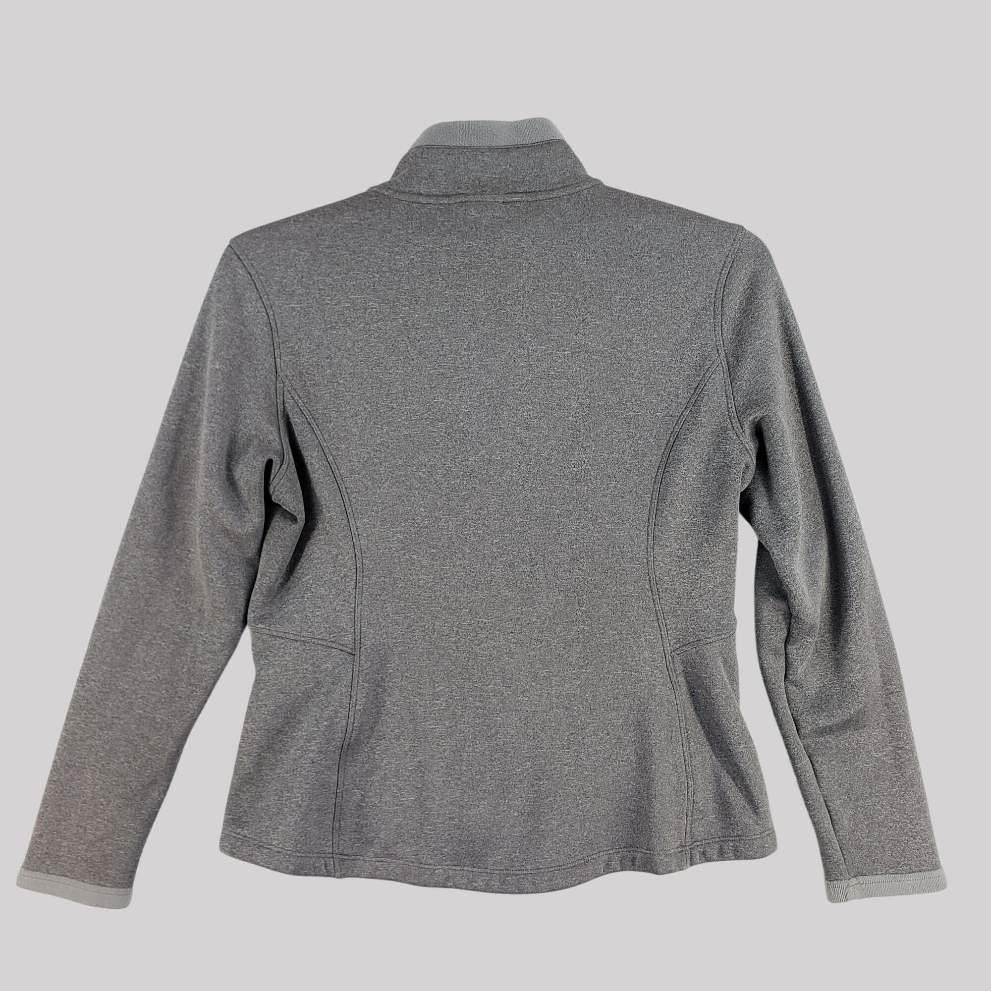 The North Face The North Face Womens Gray Full-Zip Mock Neck Jacket Size L Size L / US 10 / IT 46 - 4 Thumbnail