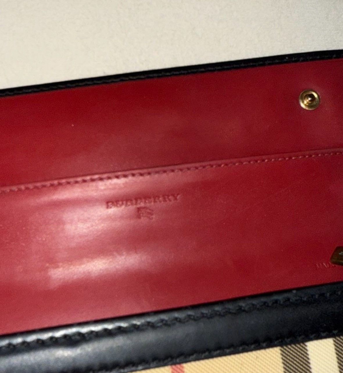Burberry LONG BUTTONED LEATHER WALLET Size ONE SIZE - 3 Thumbnail