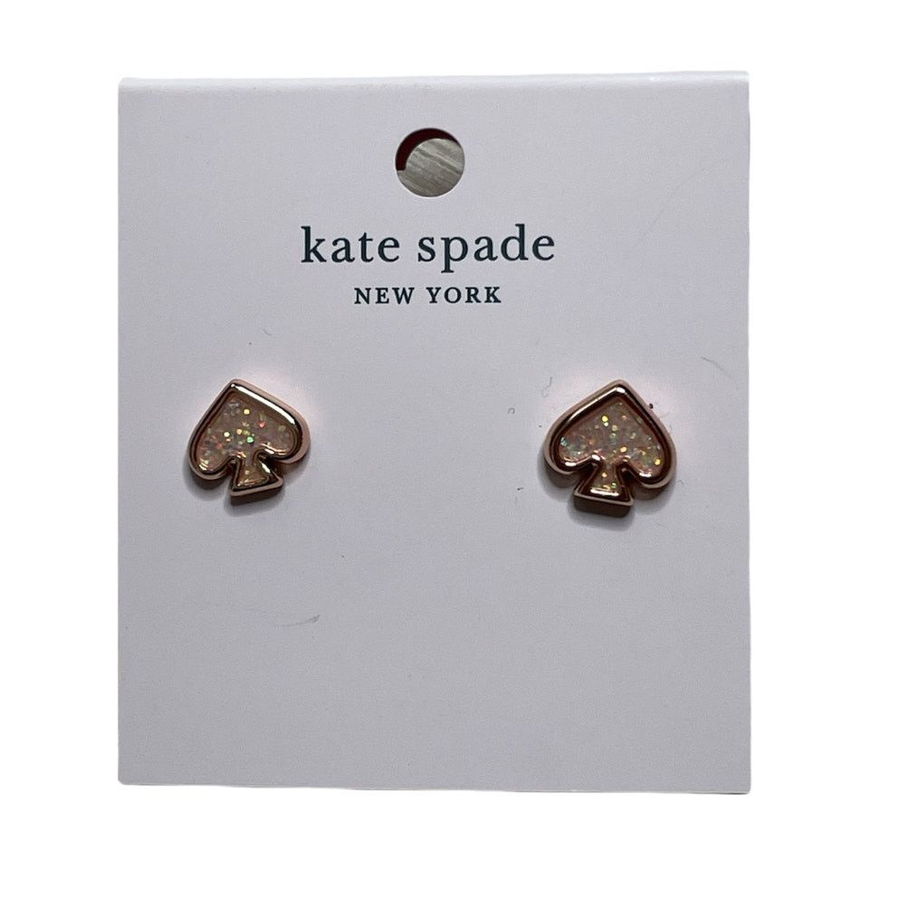 Kate Spade Kate Spade everyday spade glitter enamel studs Earrings Size ONE SIZE - 1 Thumbnail