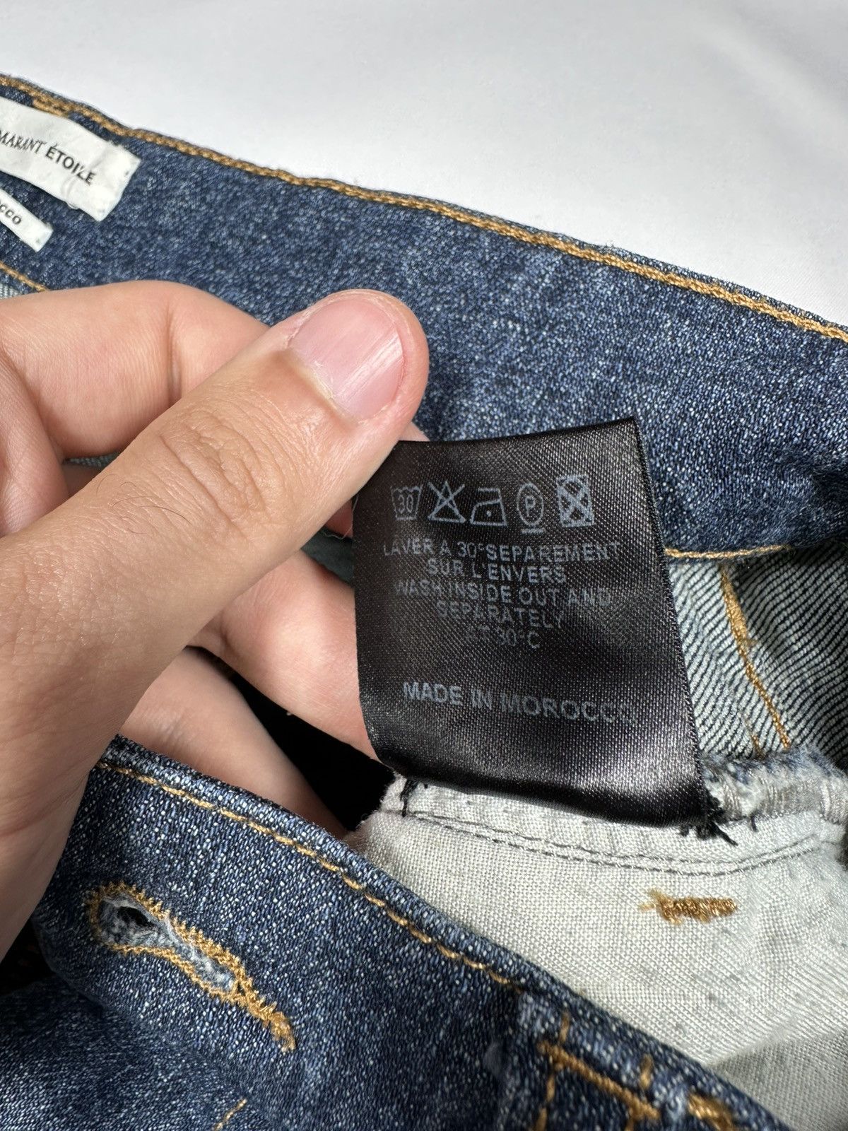 Isabel Marant Etoile Isabel Marant Etoile Patchwork Straight Dillon Jeans Pants Size 27" / US 4 / IT 40 - 11 Thumbnail